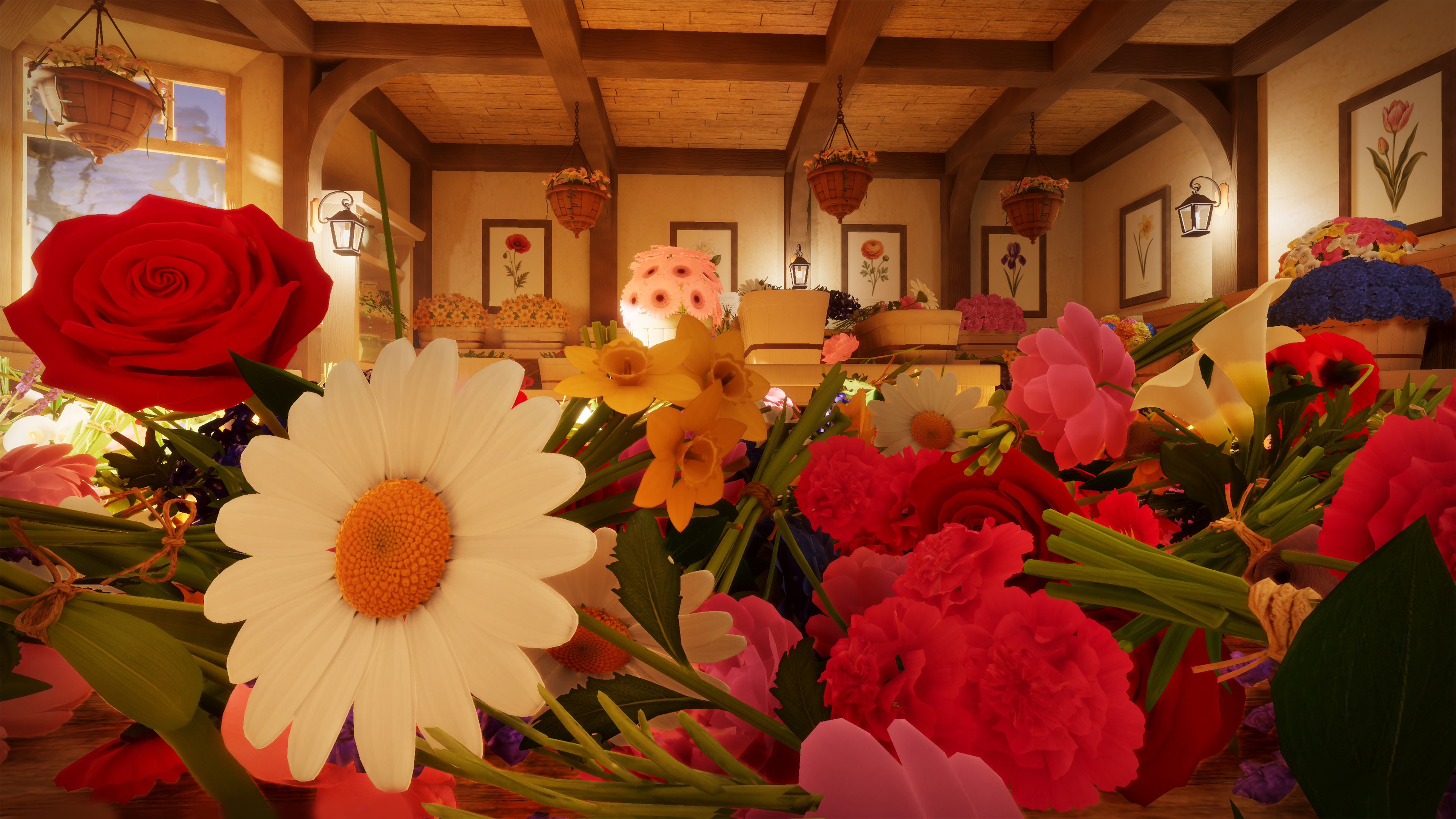 Tidy Up the Flower Shop