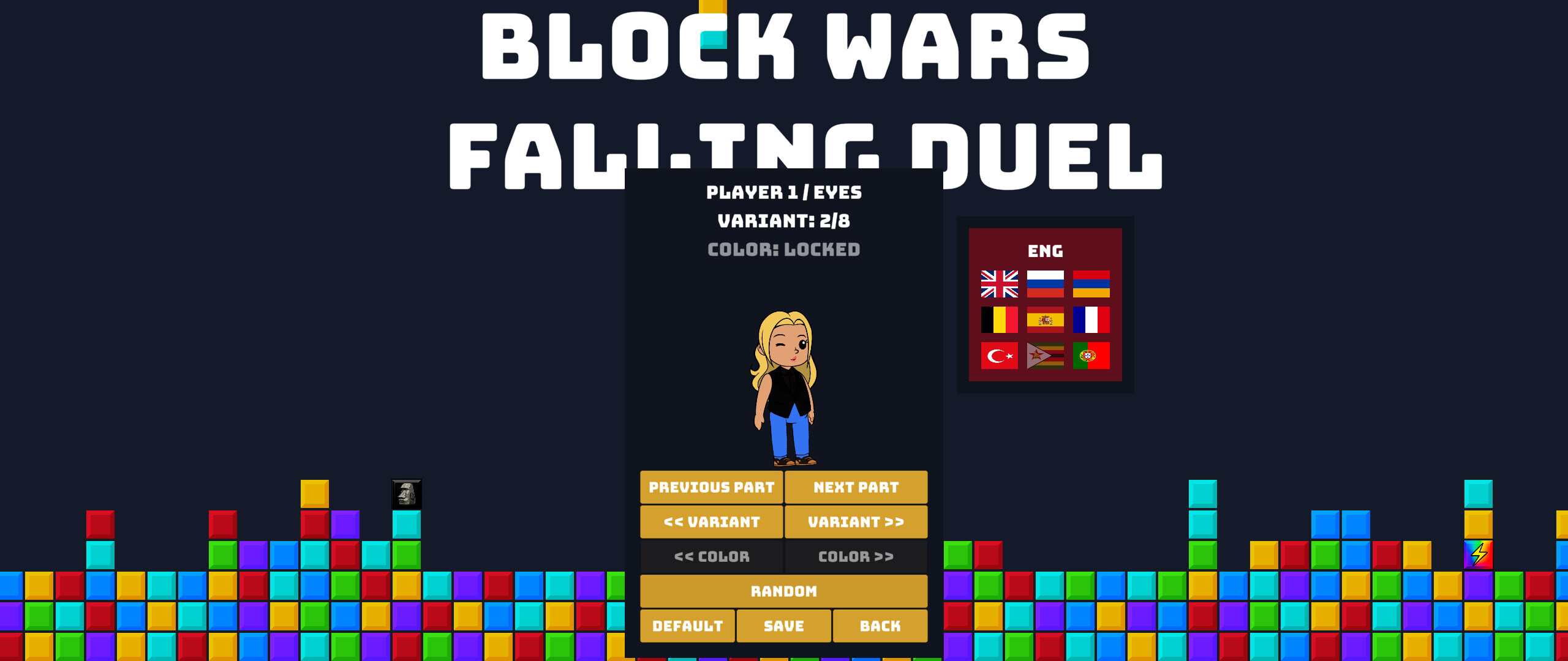 Block Wars: Falling Duel