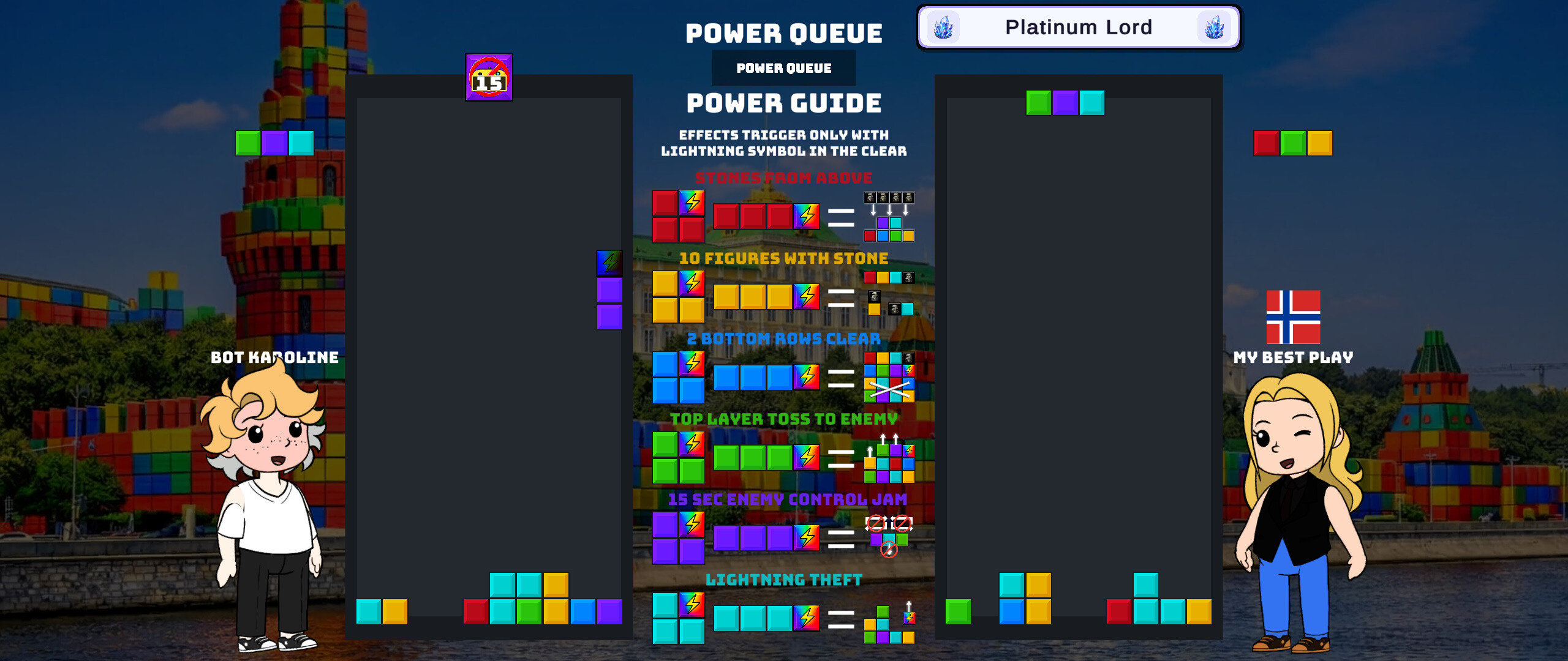 Block Wars: Falling Duel
