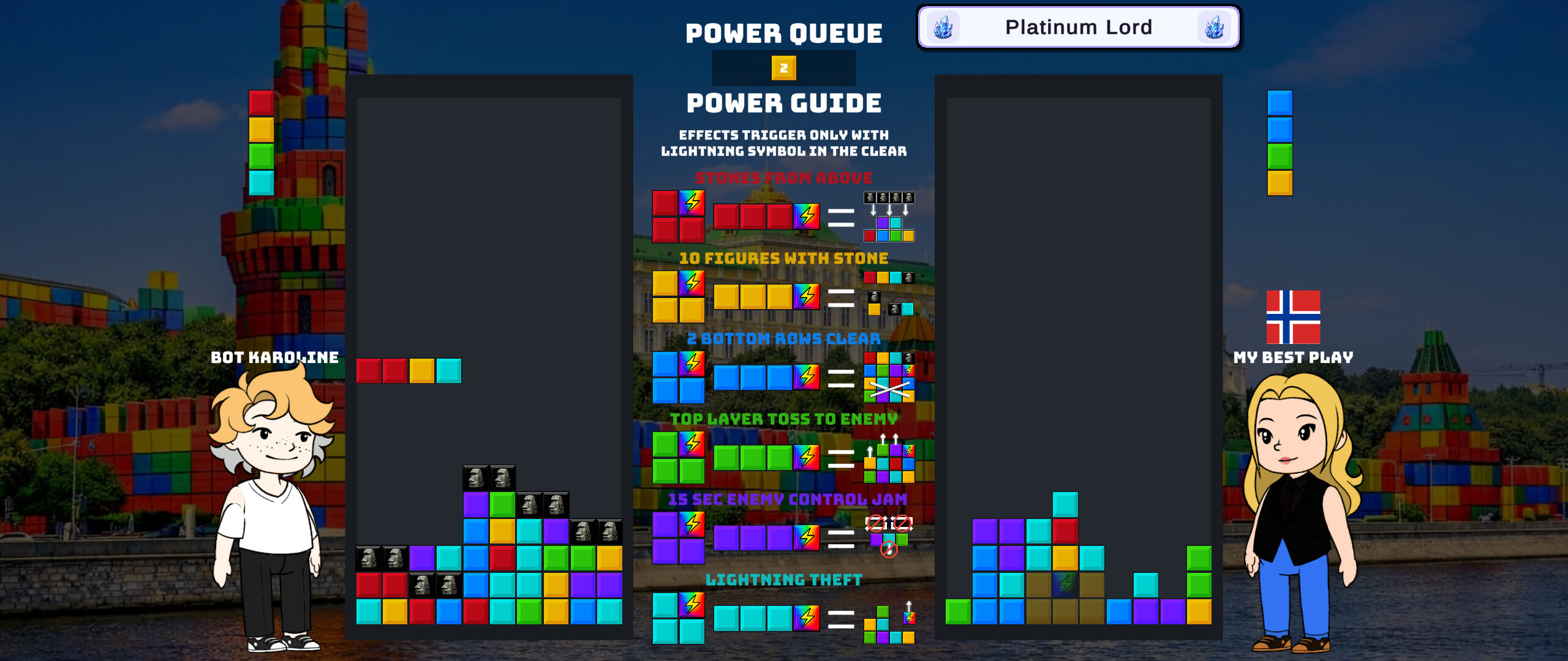Block Wars: Falling Duel
