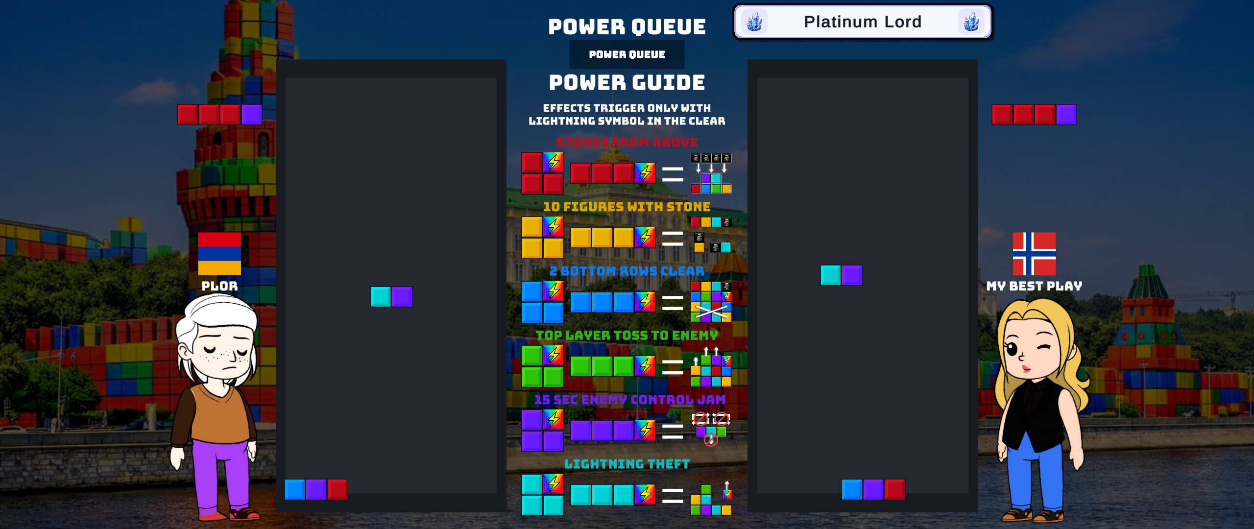 Block Wars: Falling Duel
