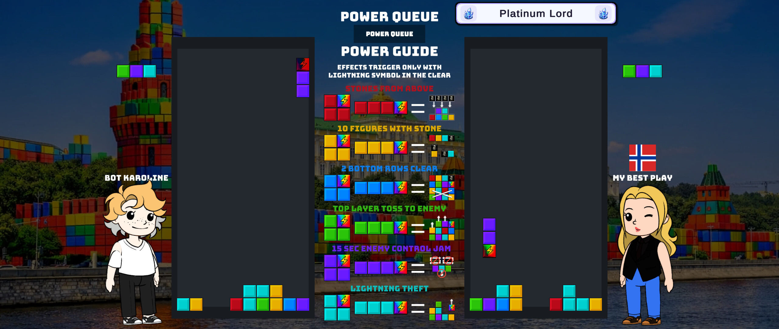 Block Wars: Falling Duel
