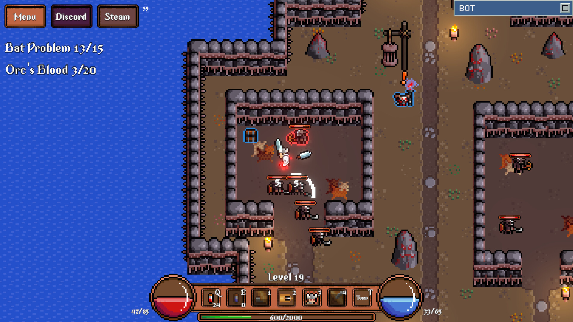 Game About Botting in an MMORPG