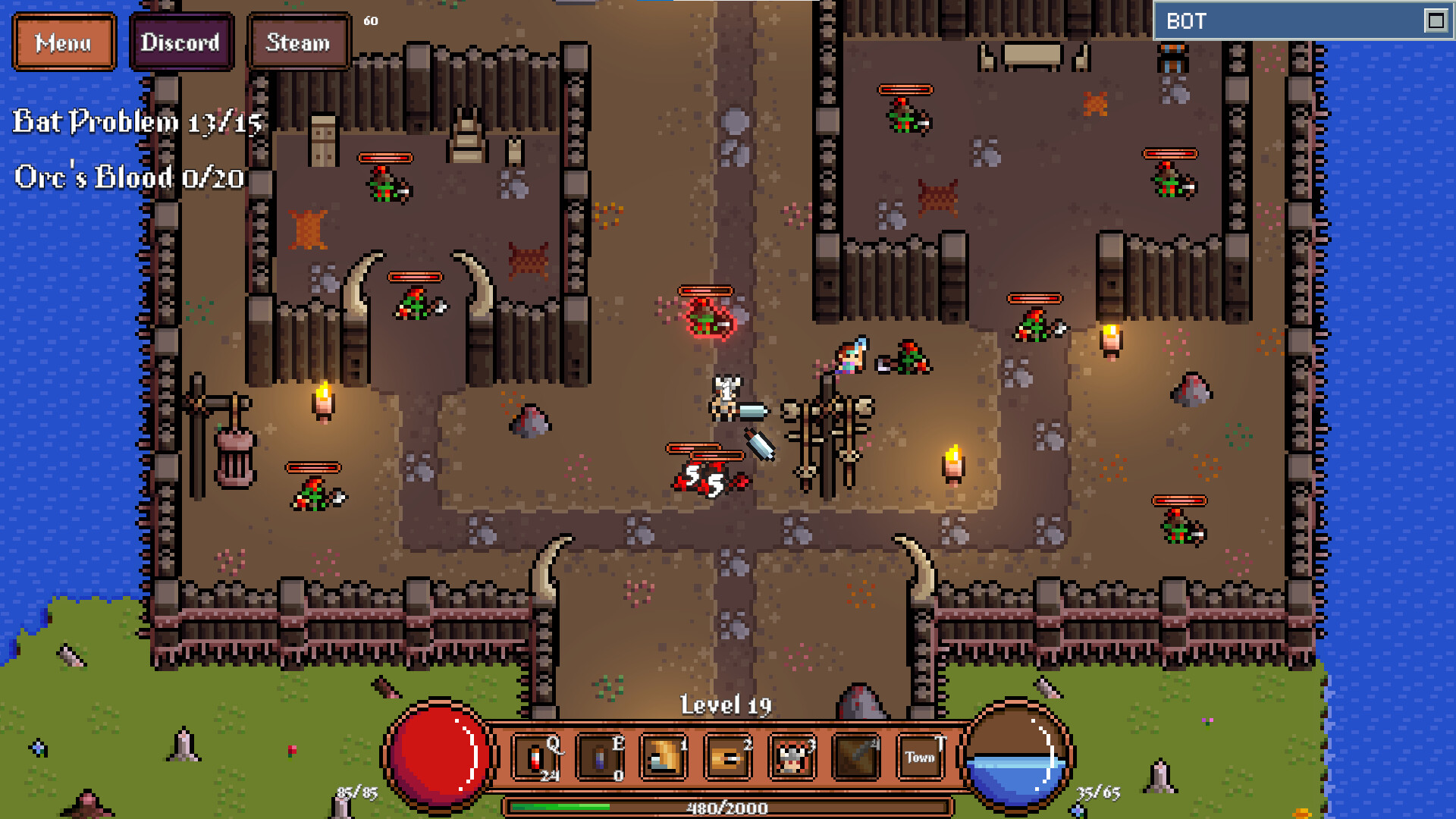 Game About Botting in an MMORPG