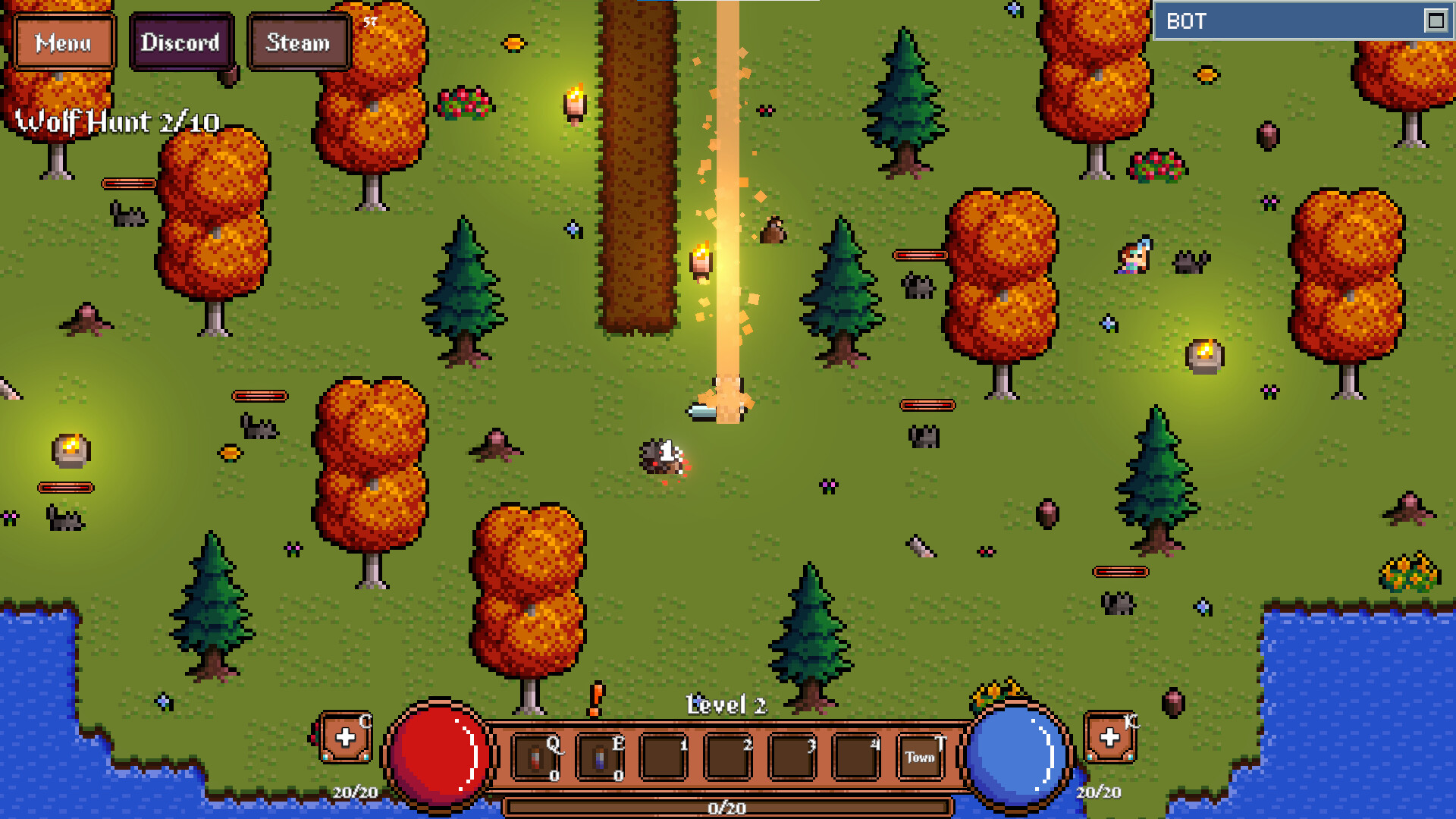 Game About Botting in an MMORPG