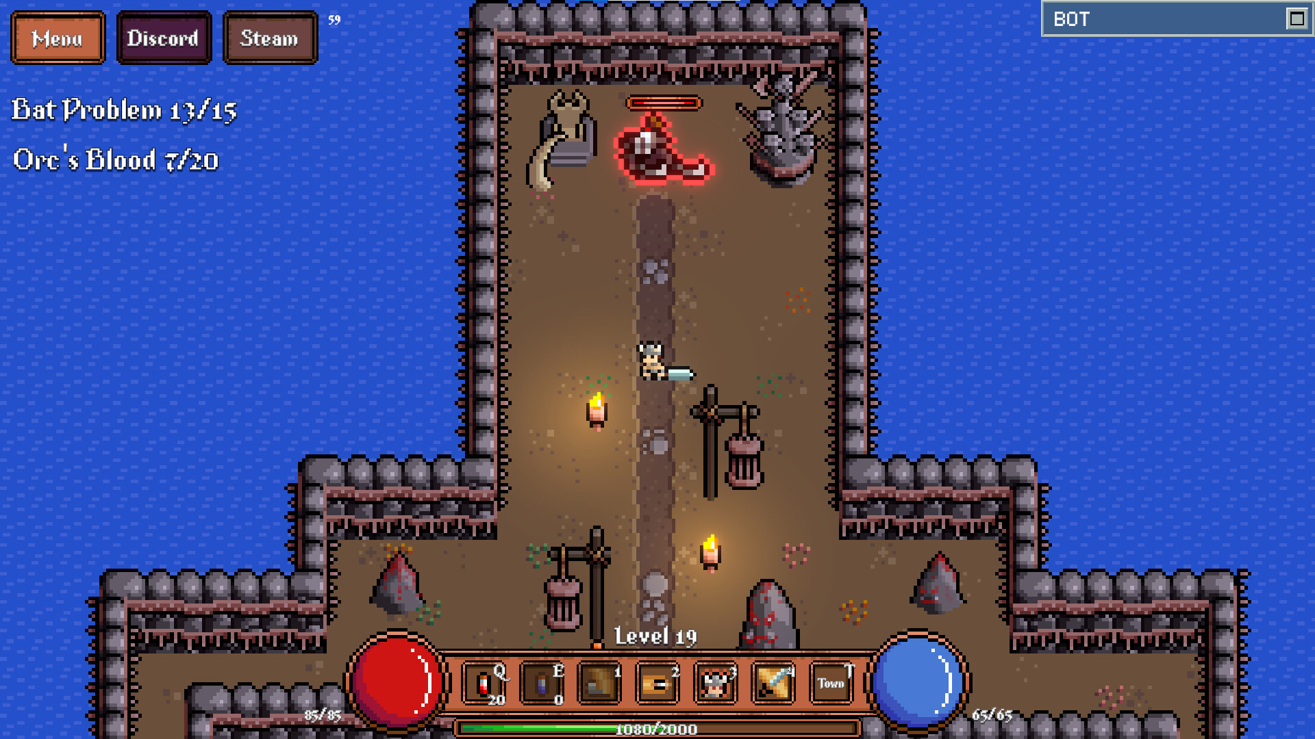 Game About Botting in an MMORPG
