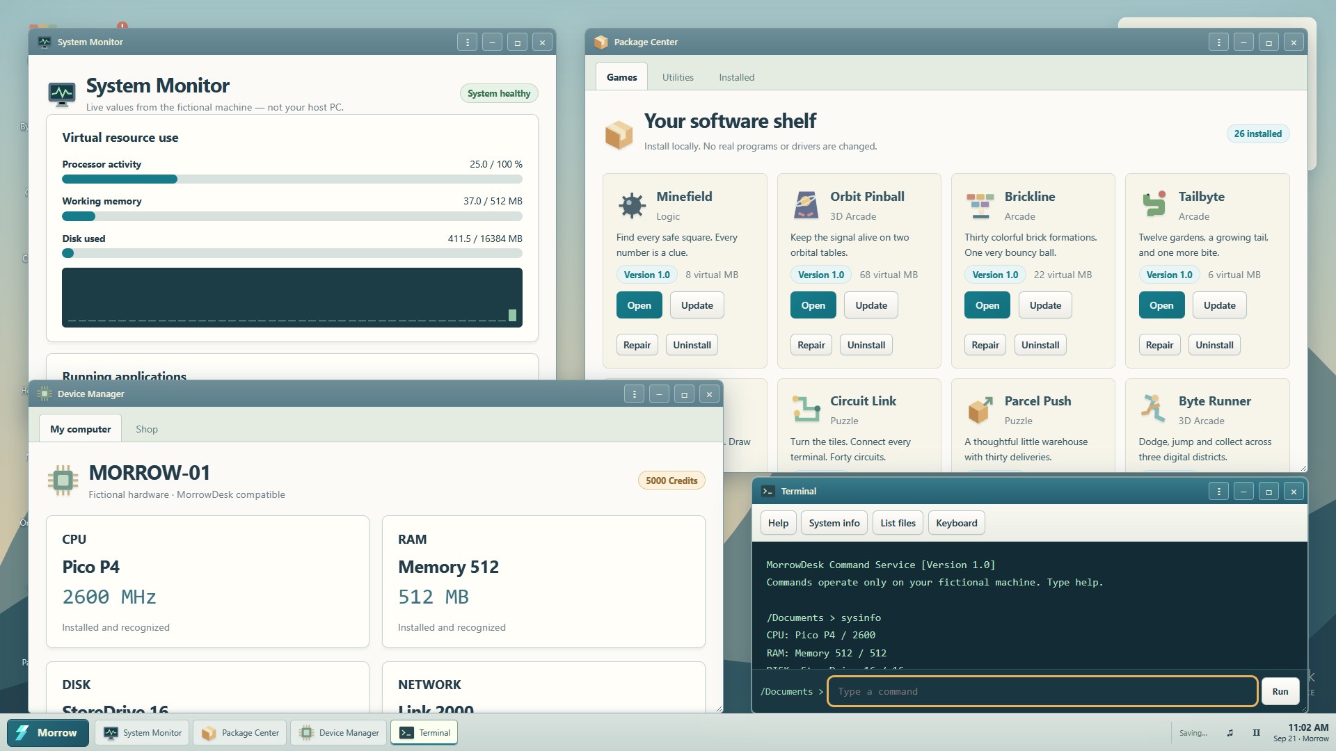 Bootline: Desktop Simulator