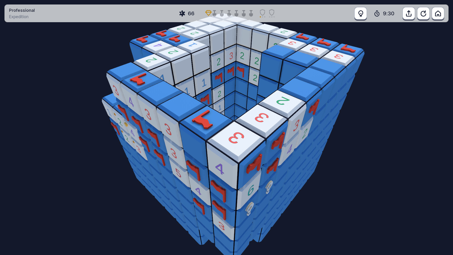 Cube Sweeper: 3D Minesweeper