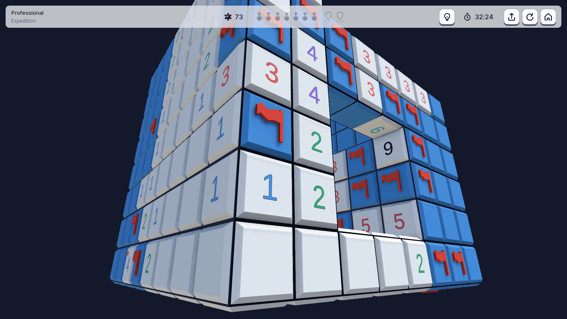 Cube Sweeper: 3D Minesweeper