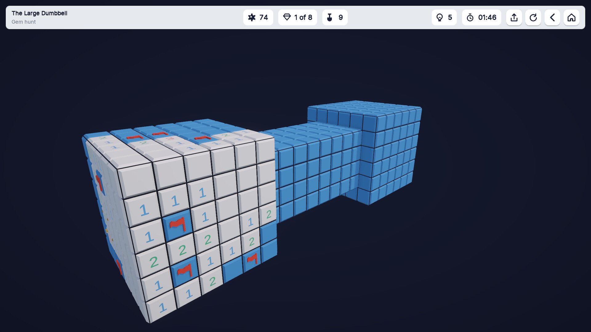 Cube Sweeper: 3D Minesweeper