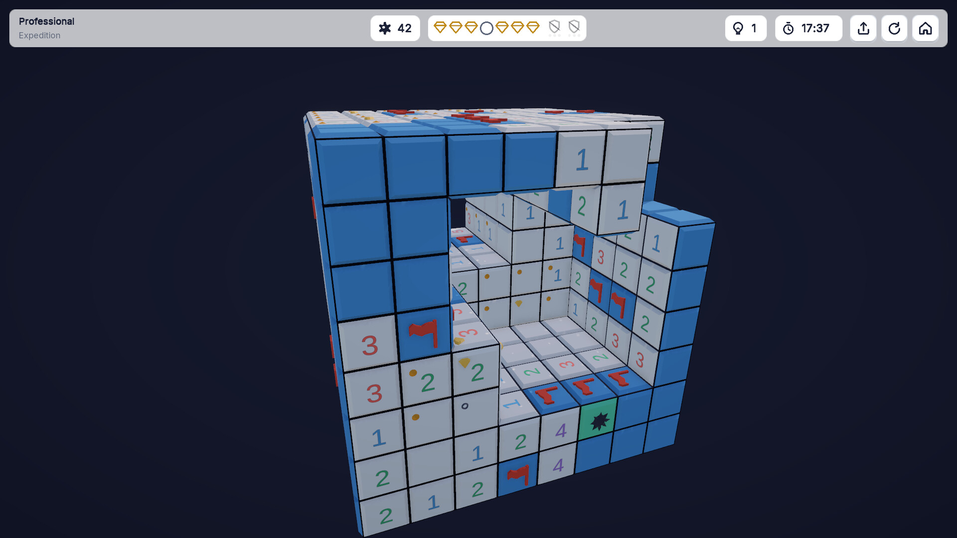 Cube Sweeper: 3D Minesweeper