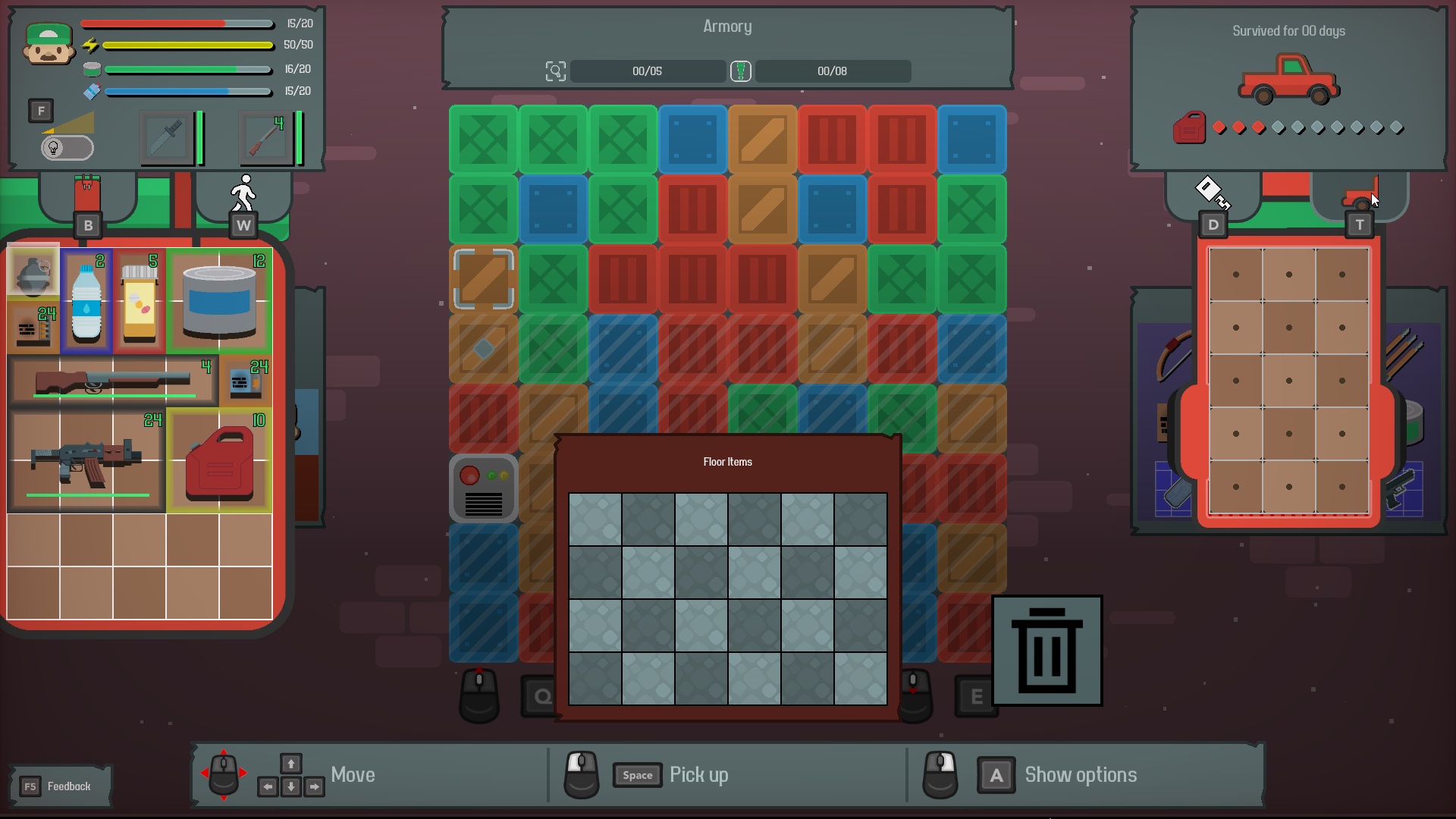 On Your Own: Survival Inventory