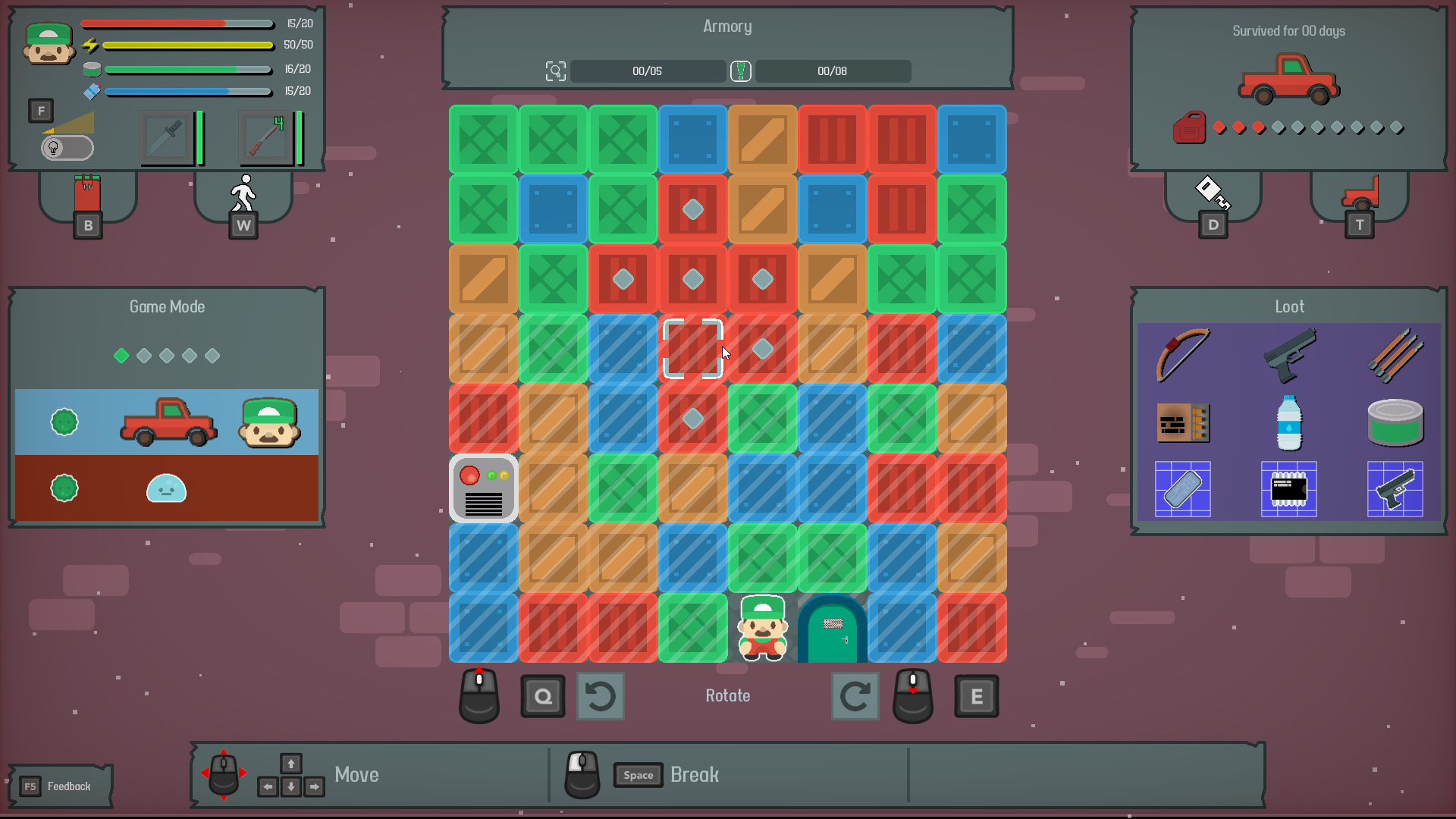 On Your Own: Survival Inventory