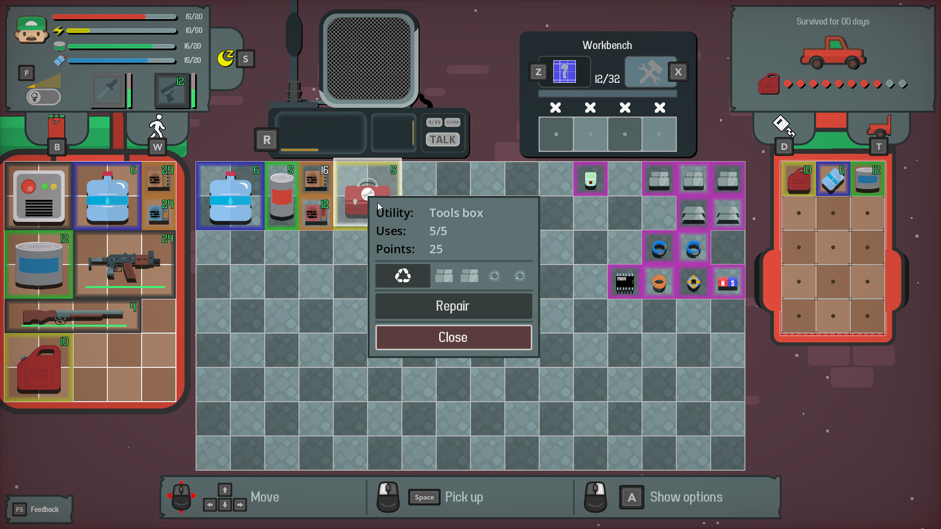 On Your Own: Survival Inventory