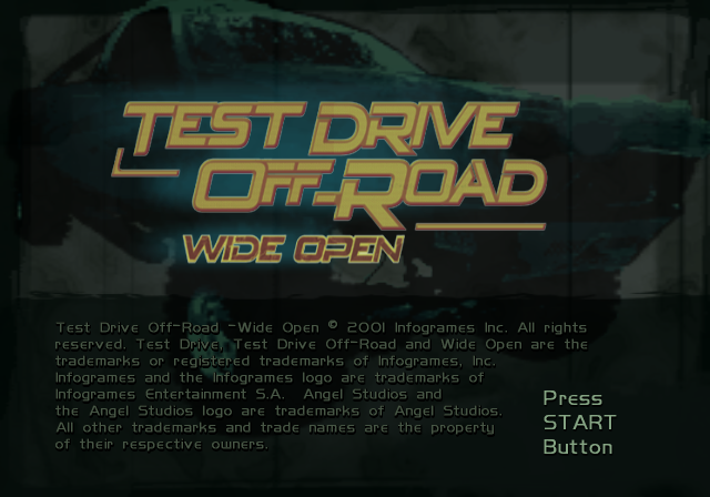 Test Drive Off-Road Wide Open