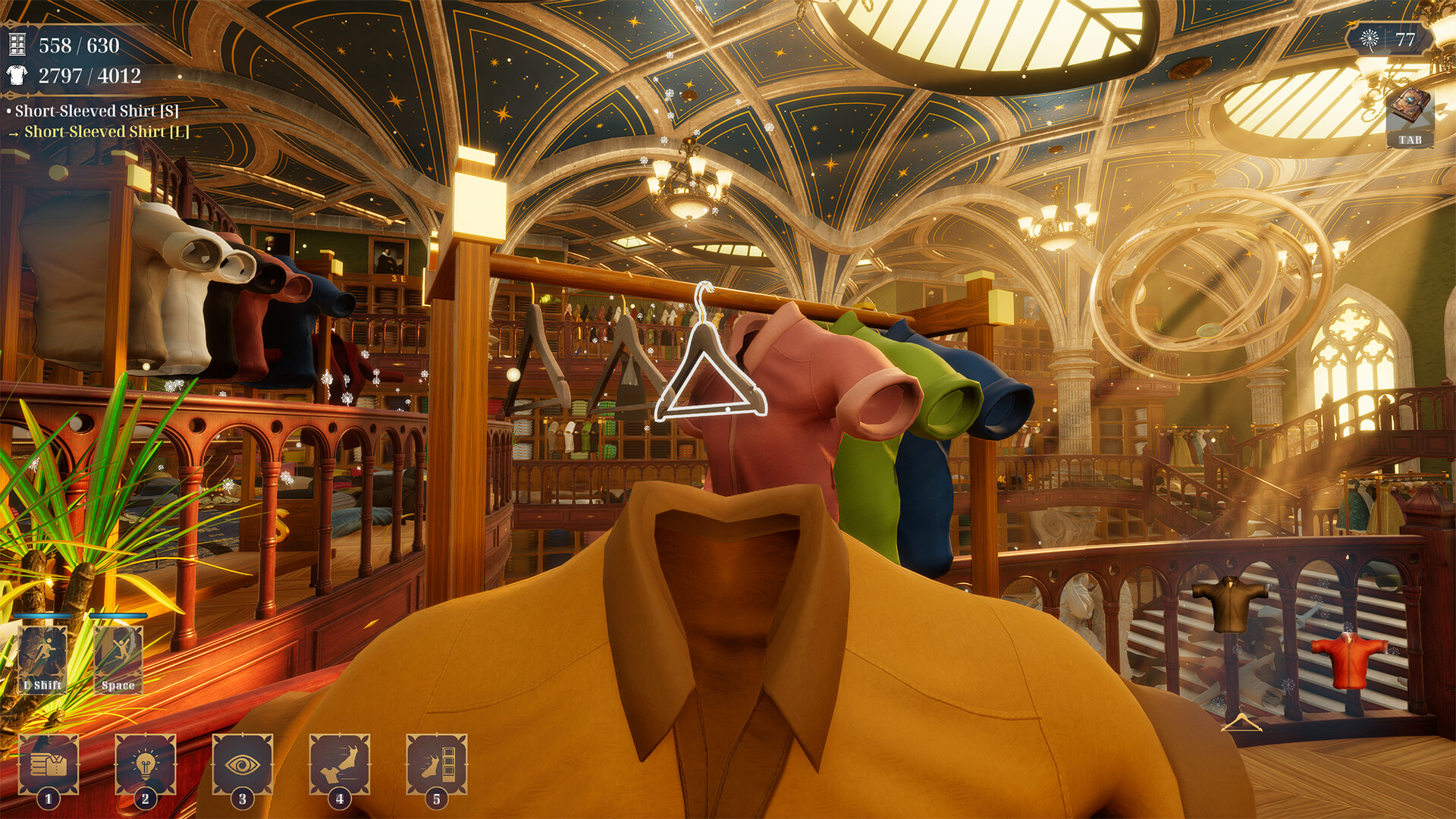 Silk Collector: Tidy Up the Clothing Store!