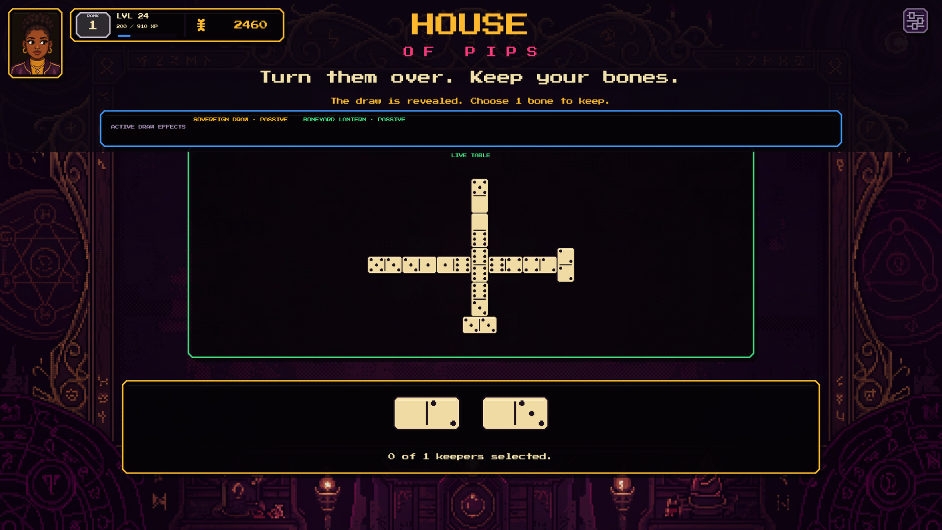 House of Pips: a Domino Roguelike