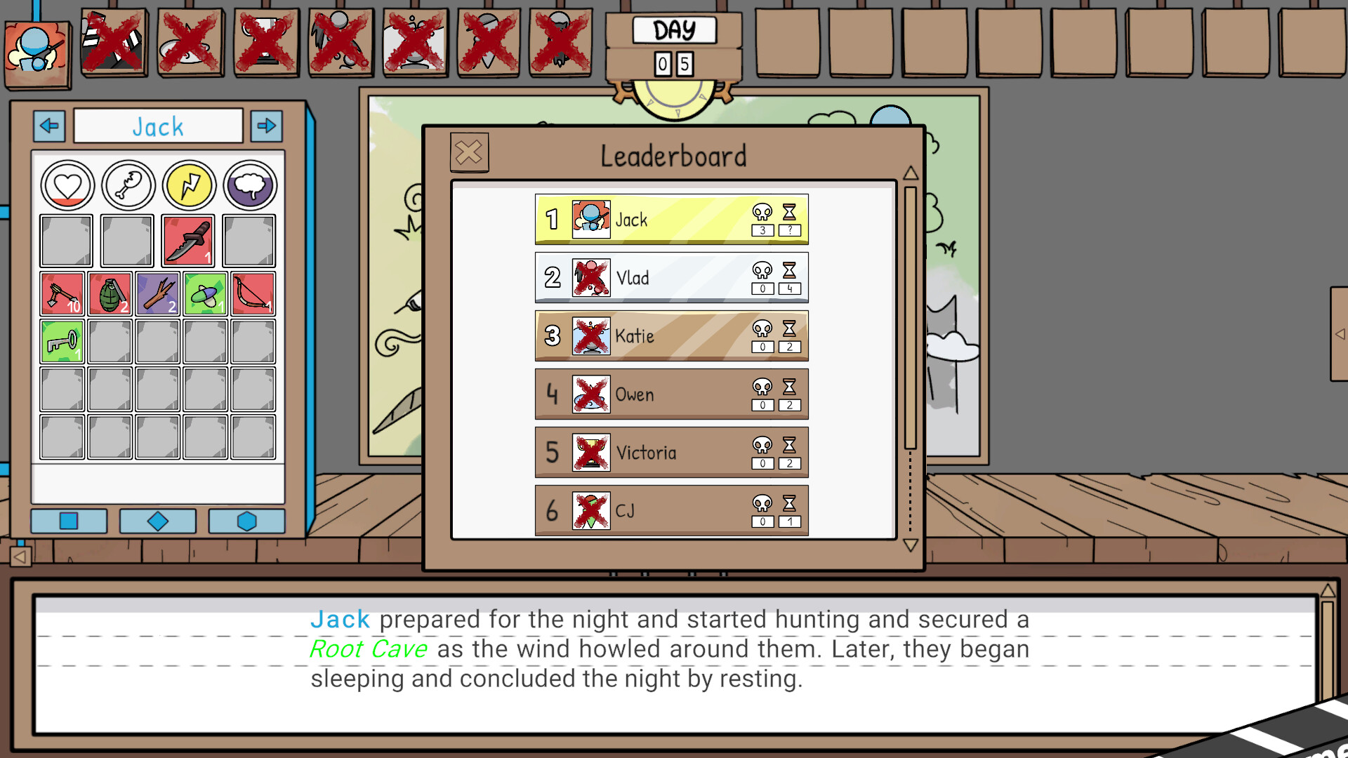 Total Survival Simulator