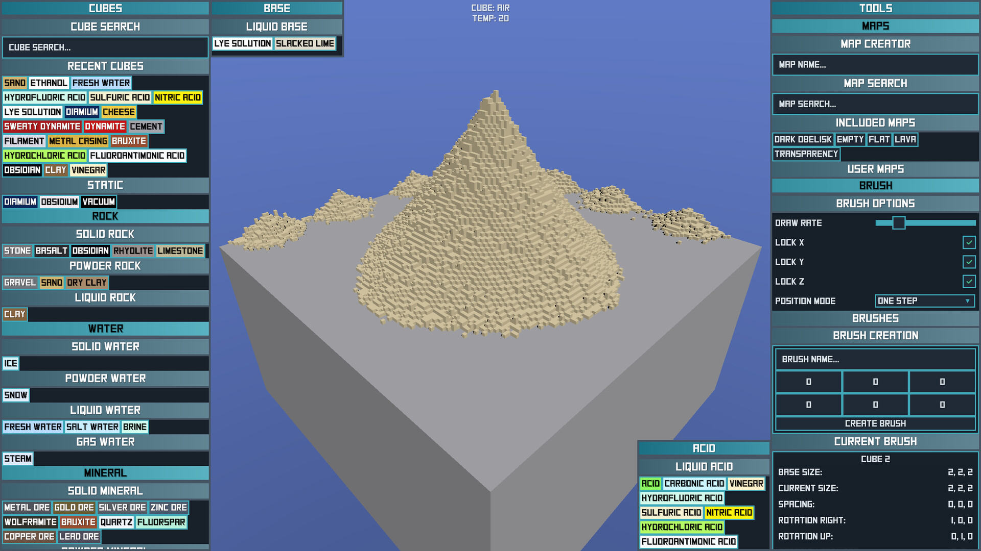 Falling Cubes