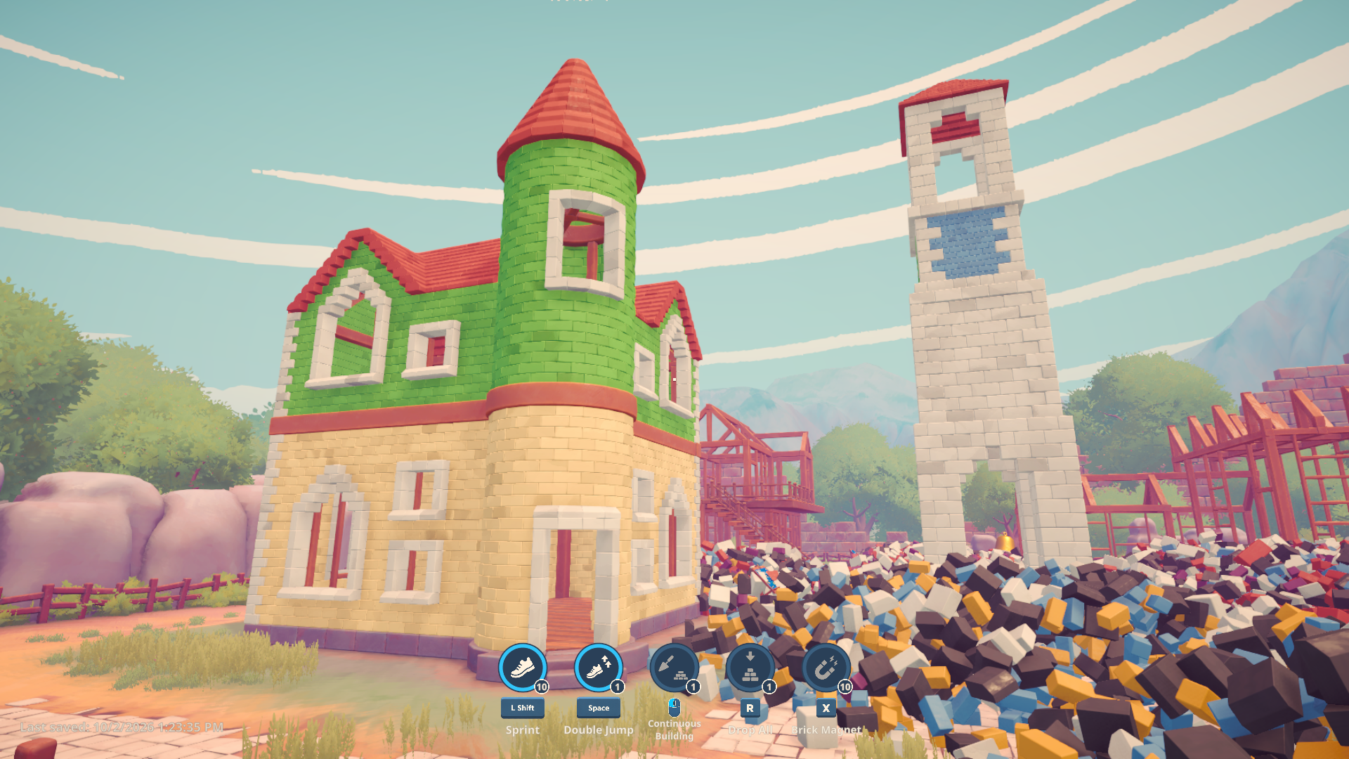 Brick by Brick: Tidy Up the Small Town!