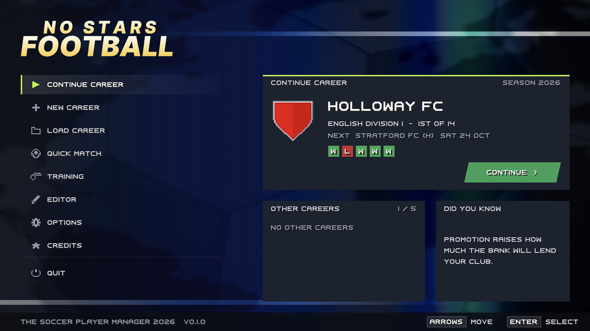 No Stars Football