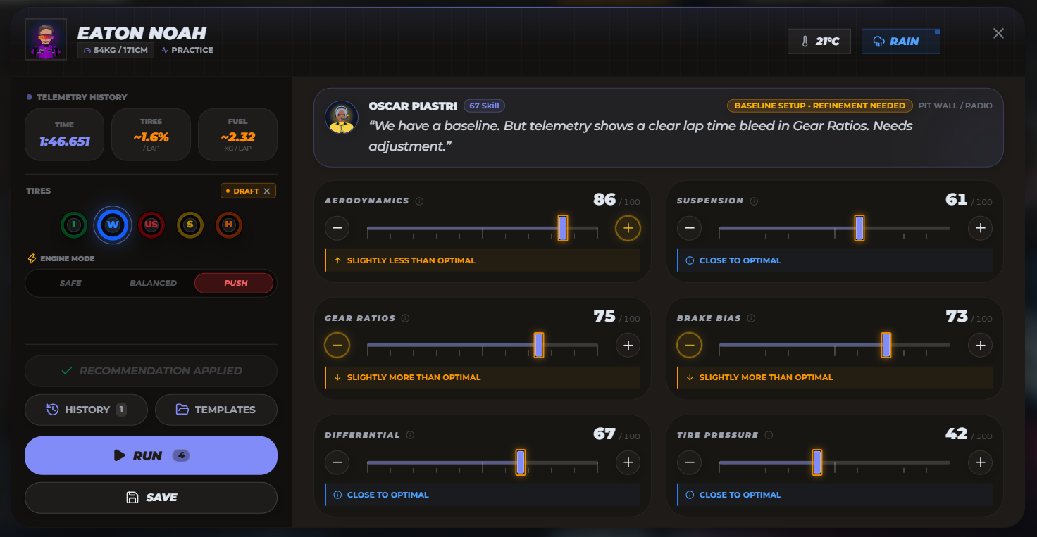 Race Manager Online