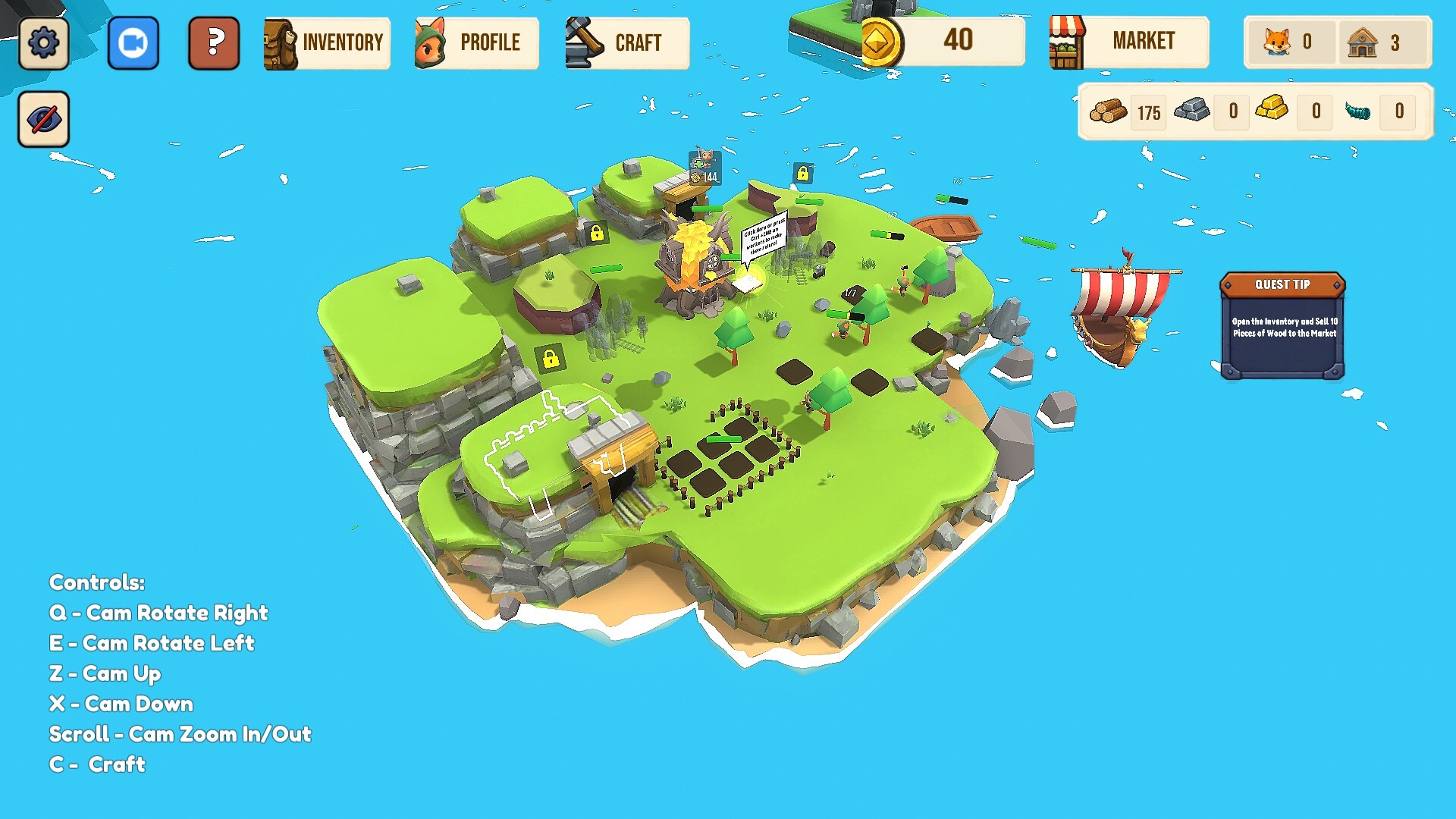 Island Idle RPG: Build and Conquer