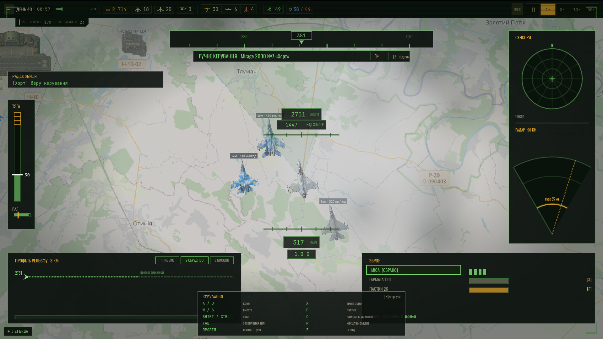 Intercept Line