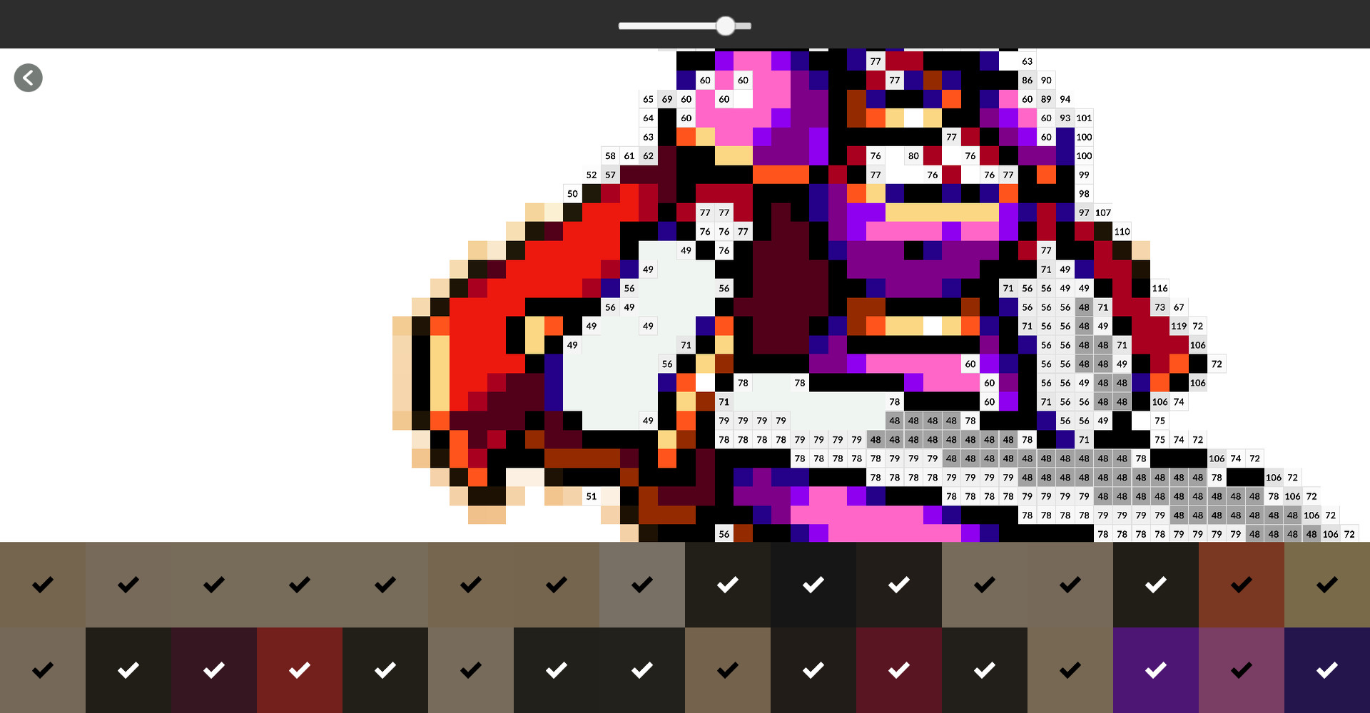 Color by Number: Monster Heroes