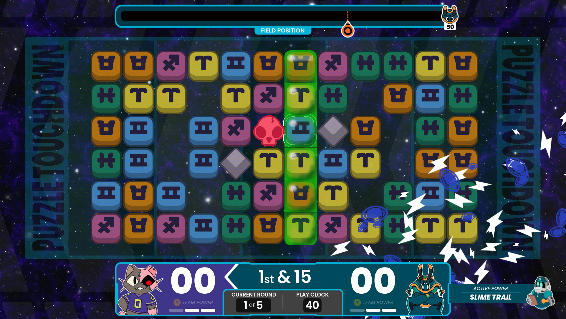 Intergalactic Puzzle Touchdown