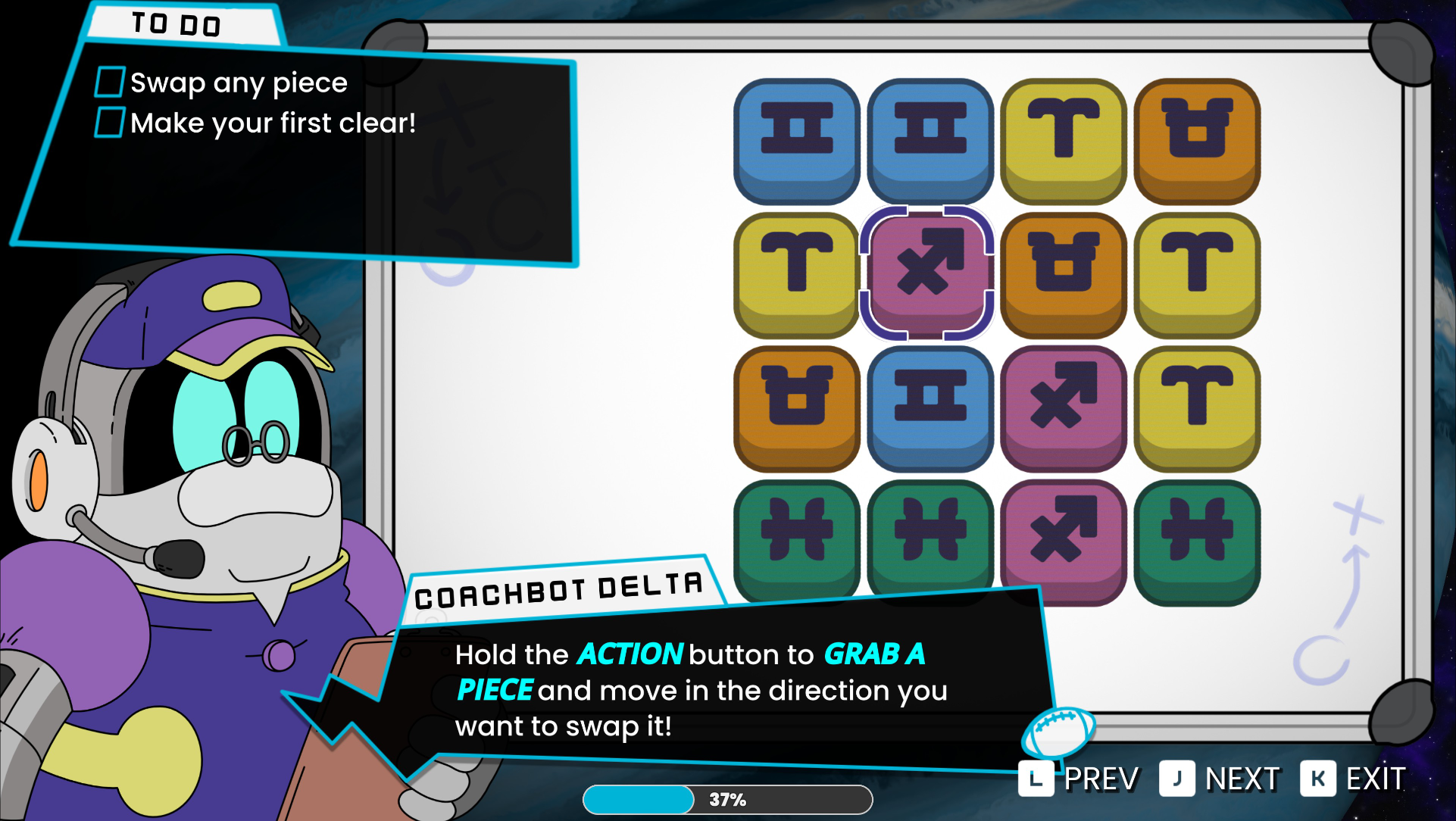 Intergalactic Puzzle Touchdown