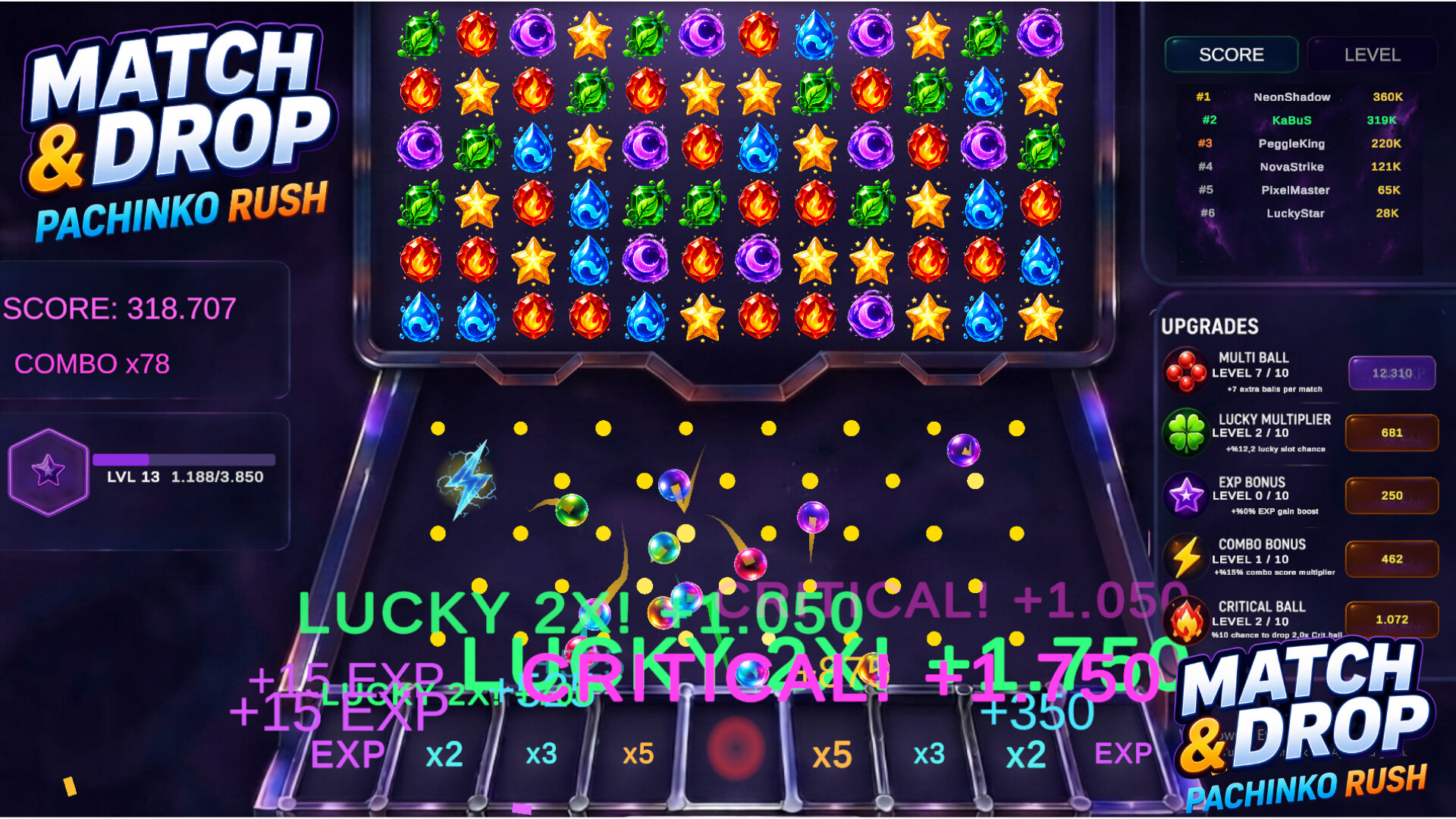 Match &amp; Drop: Pachinko Rush