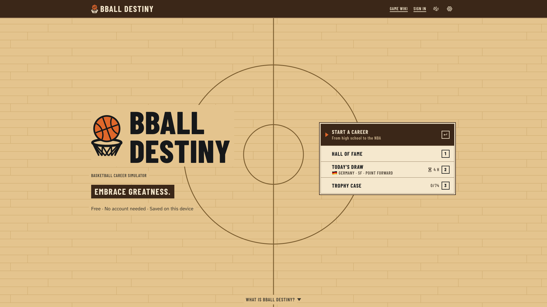 Bball Destiny