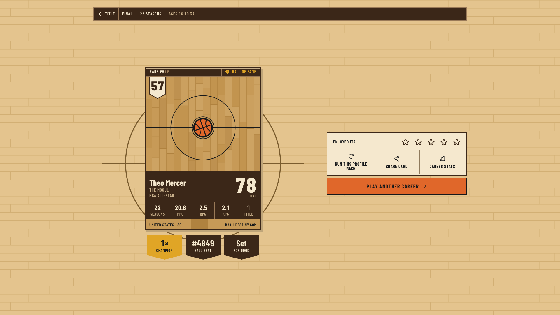 Bball Destiny