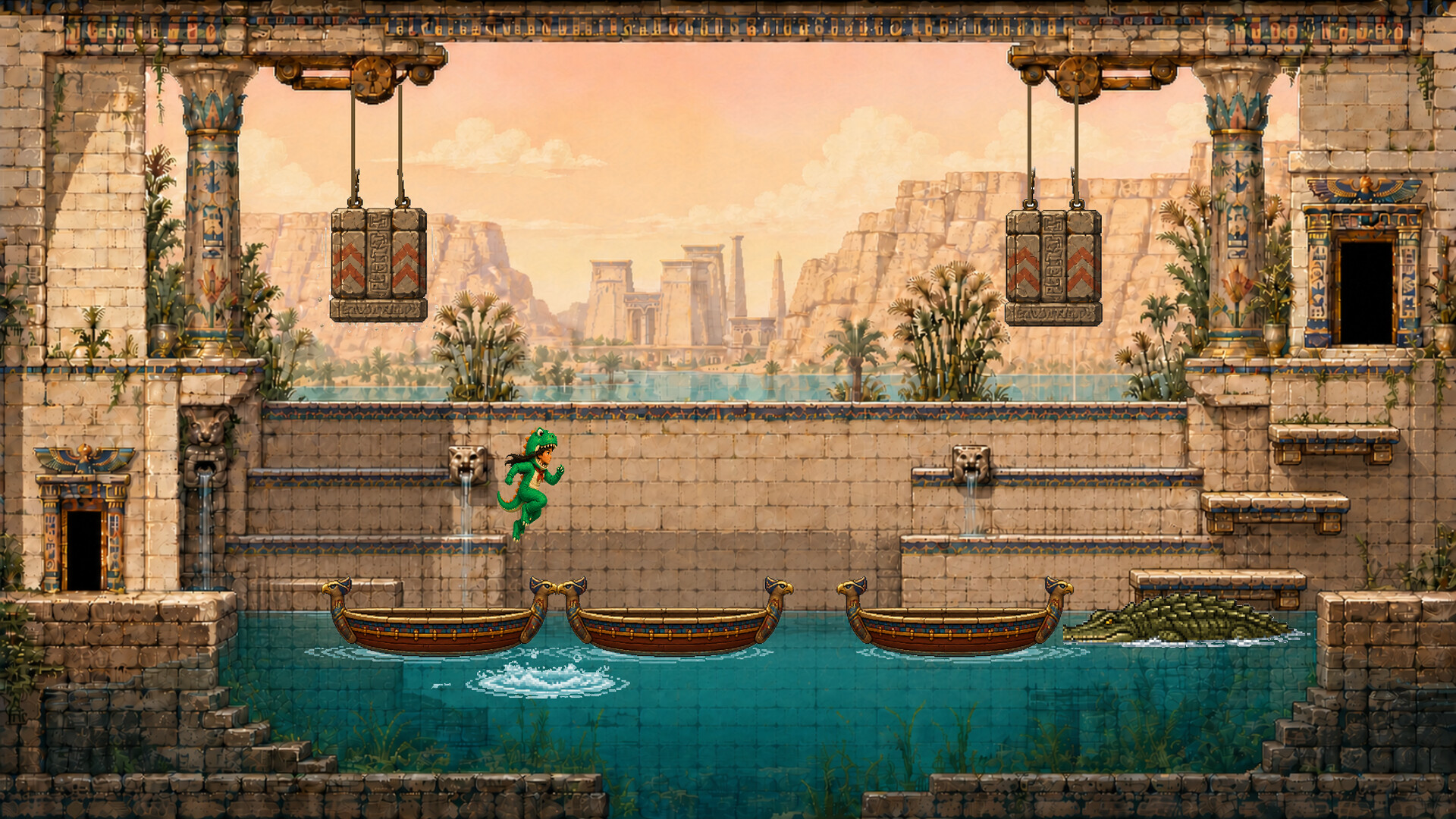 Anubis Temple: Skin Dinosaurio (Niña)