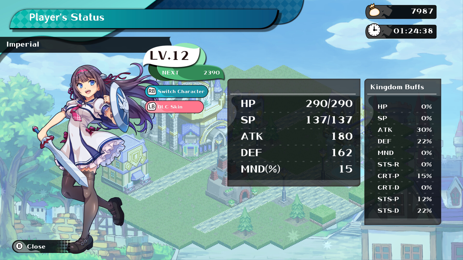 Kingdom’s Return: Time-Eating Fruit and the Ancient Monster – “Gal*Gun: Double Peace” Crossover Character Skin