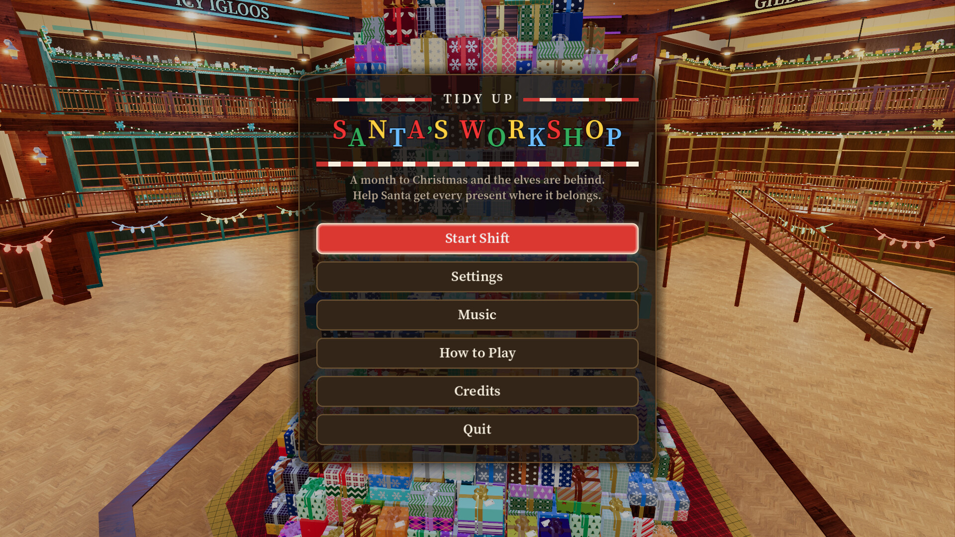 Santa’s Workshop: Tidy Up Christmas