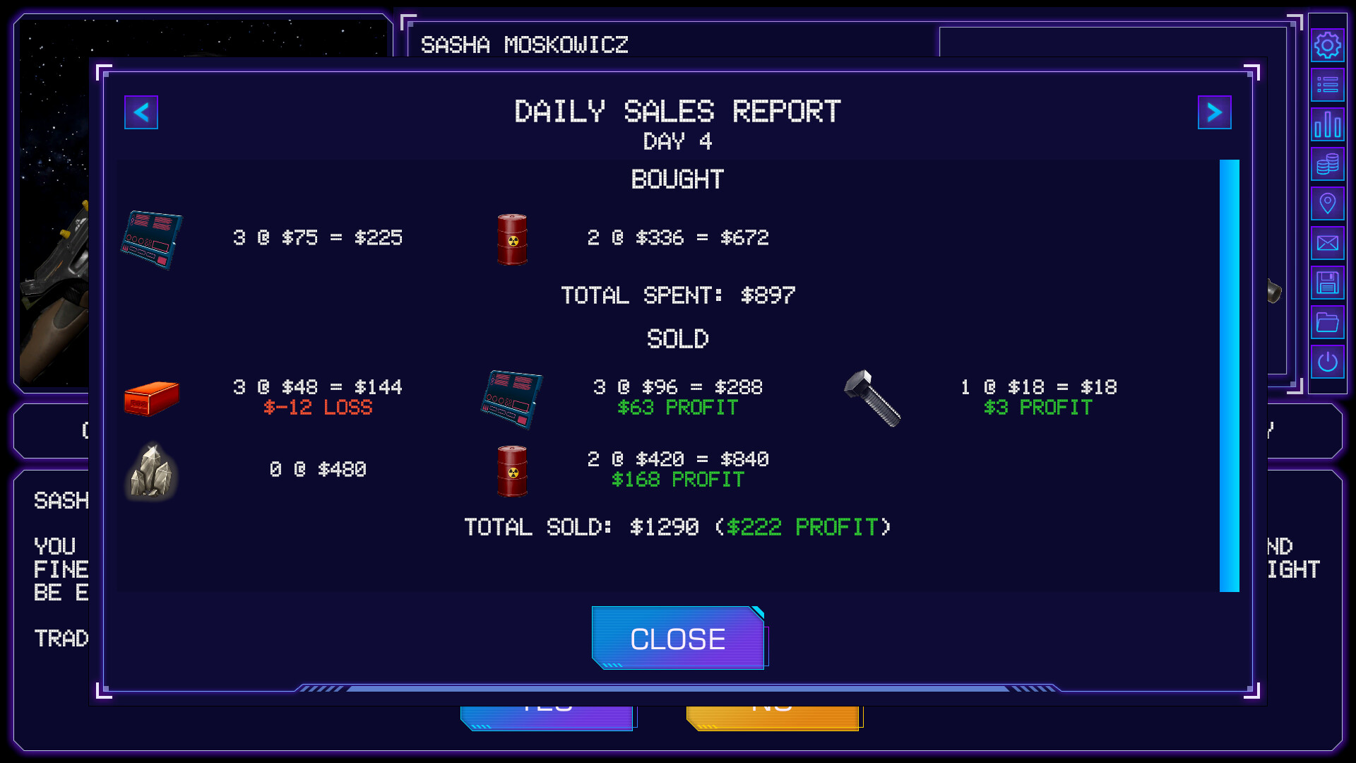 Black Market Space Station Shop Simulator