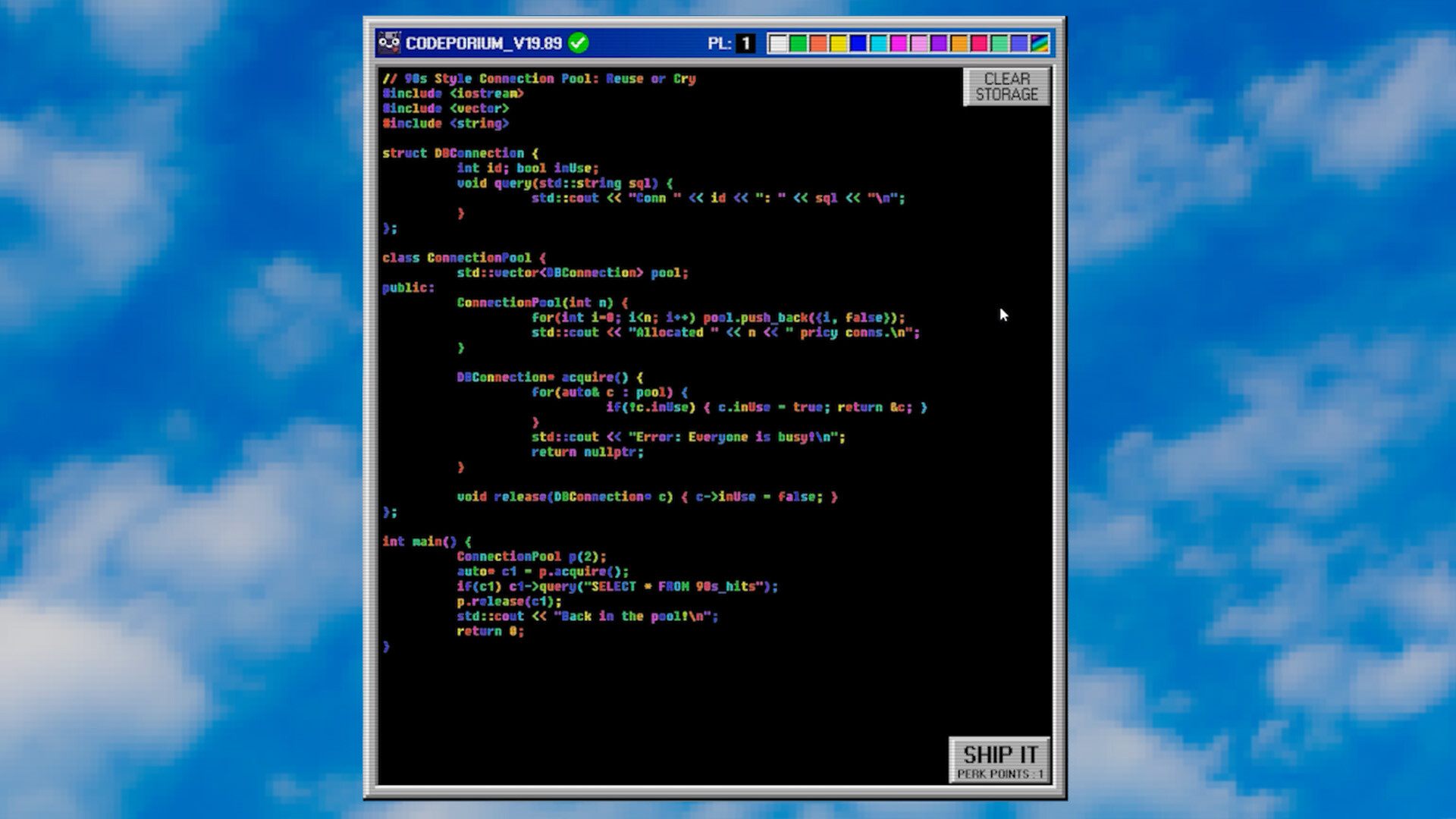 Matchmaker95: A Programming Simulator