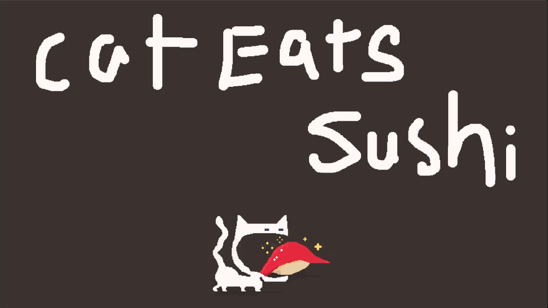 Cat Eats Sushi