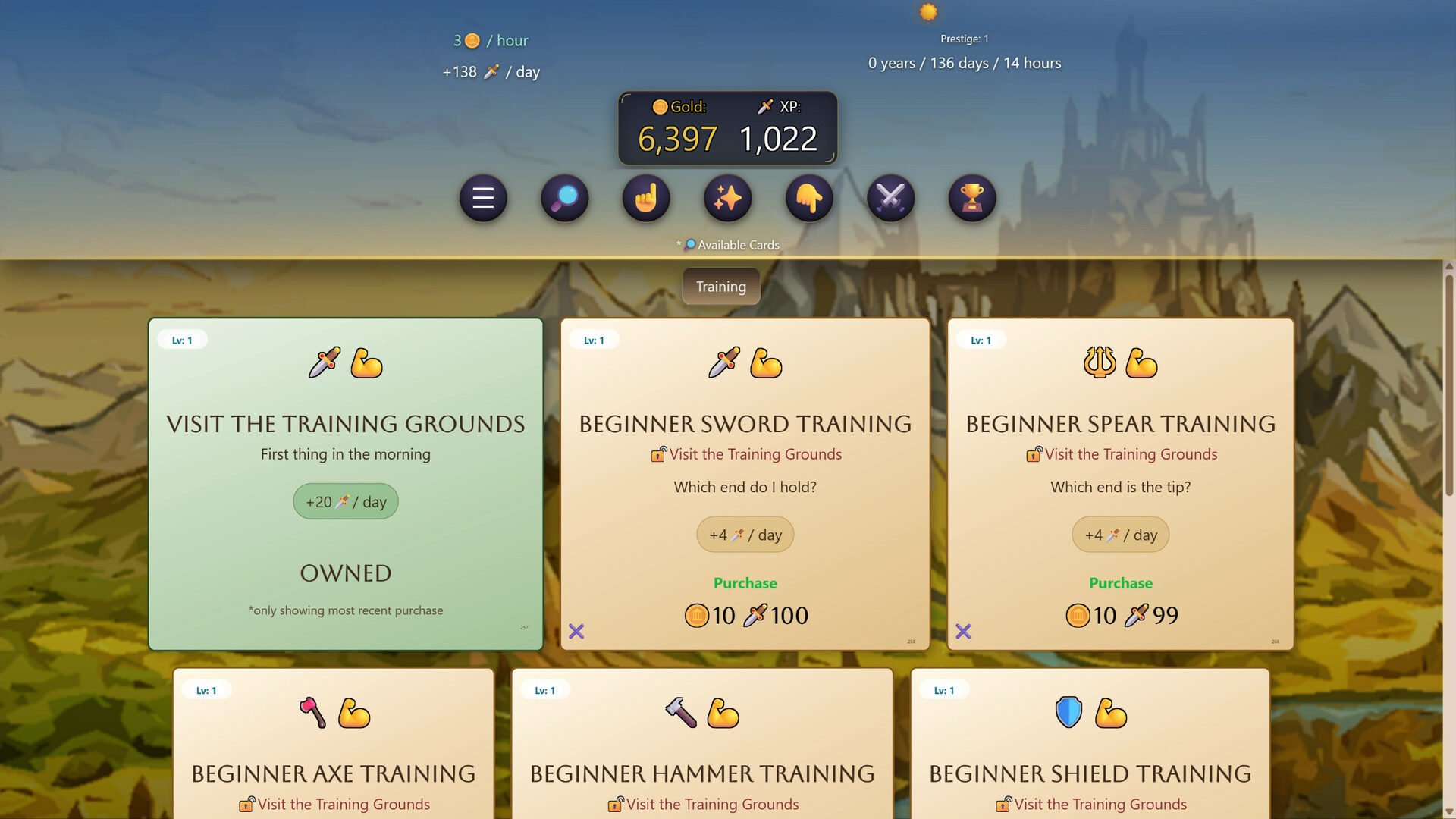 Fantasy Idle RPG