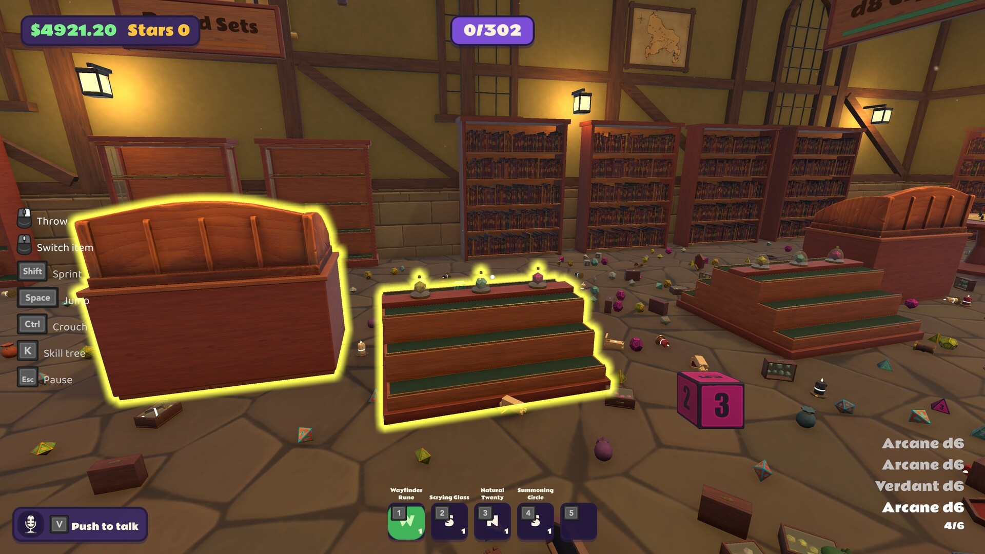 Dice Sort Together: Arcane Hall