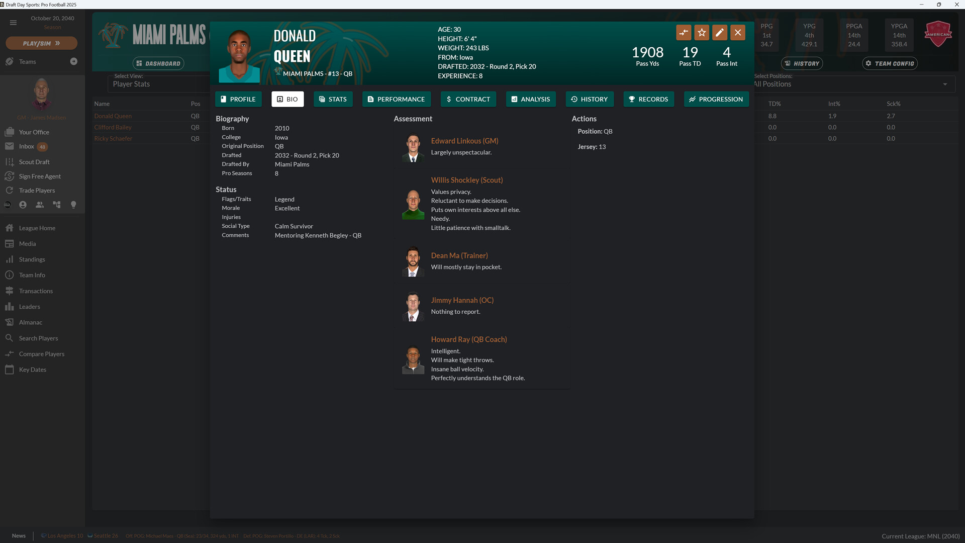 Draft Day Sports: Pro Football 2025
