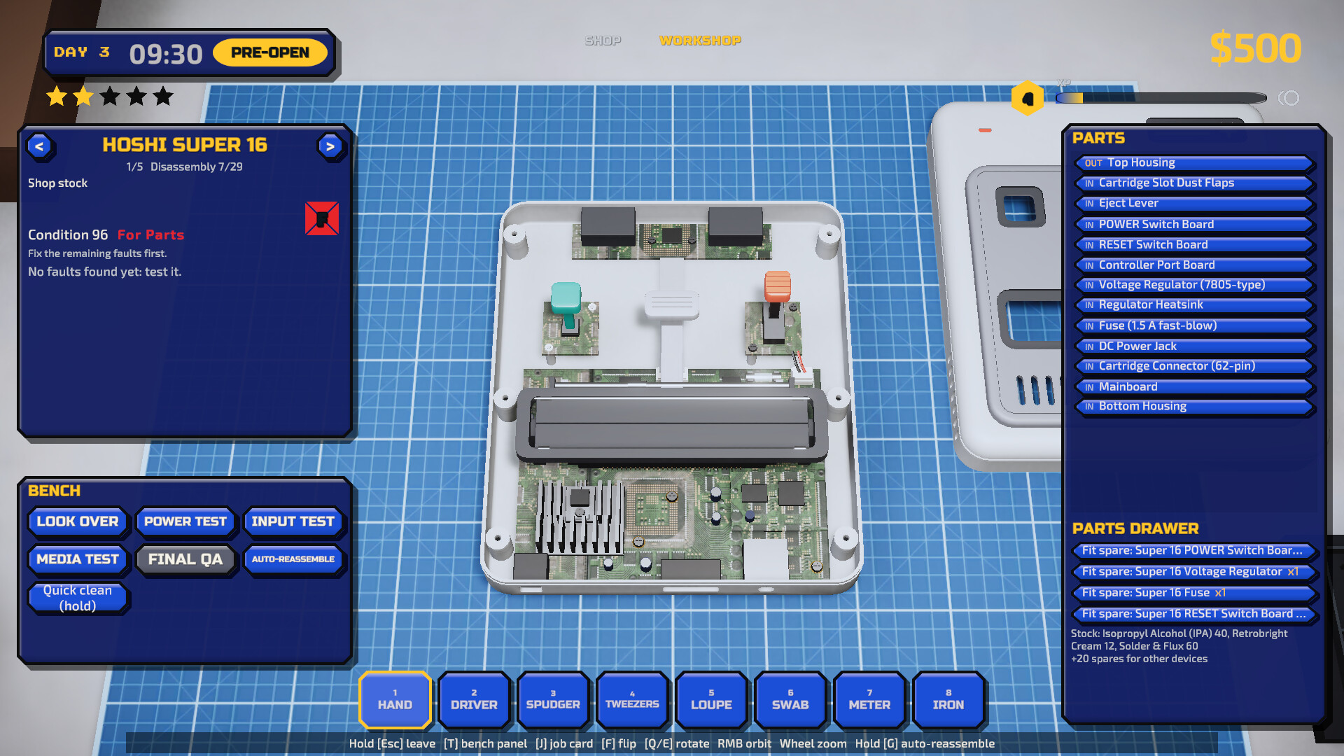 Console Repair Simulator