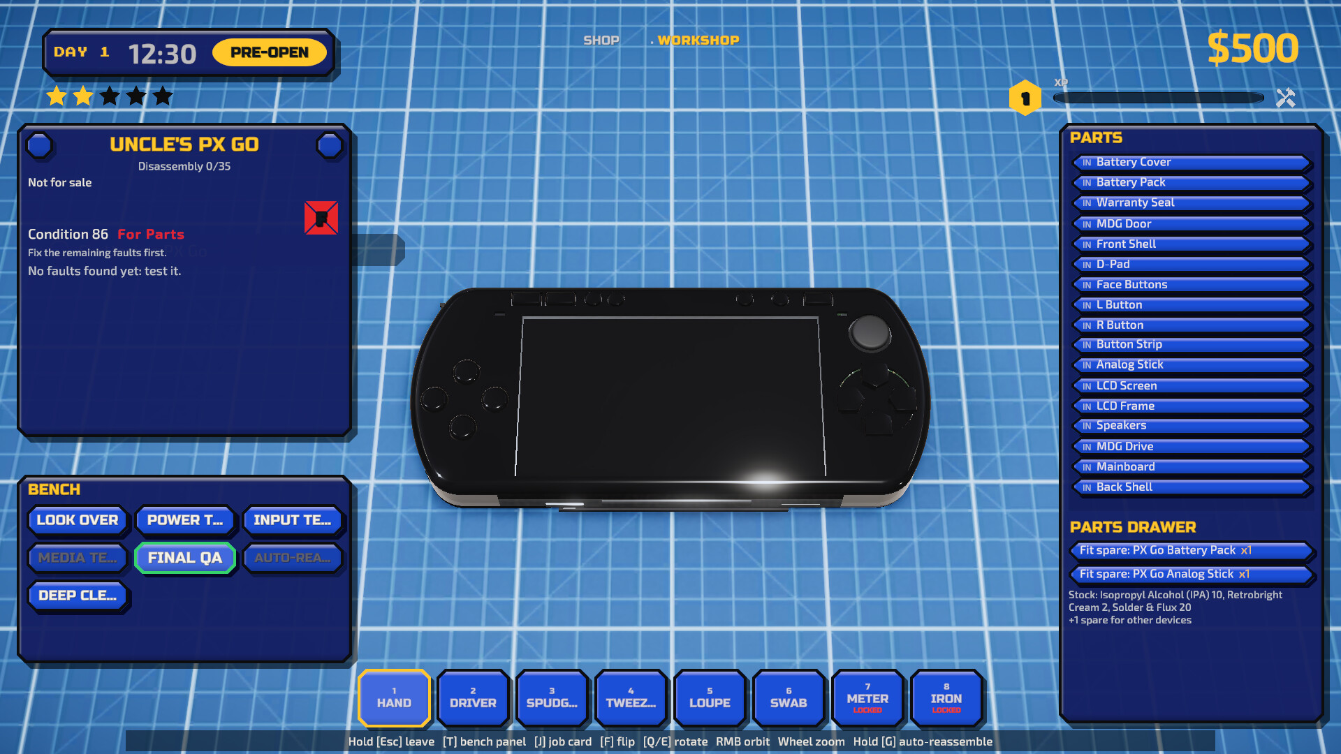 Console Repair Simulator