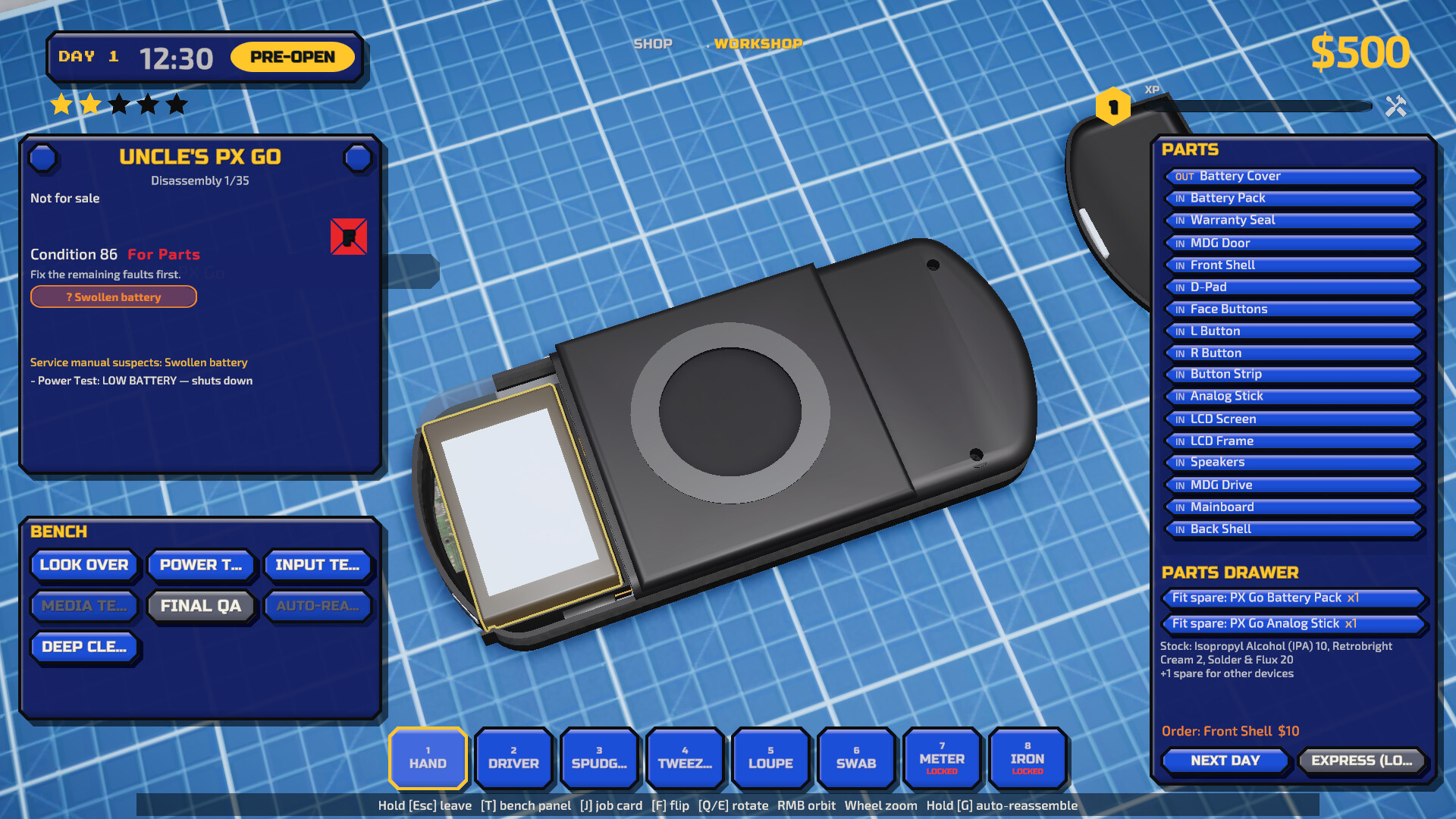 Console Repair Simulator