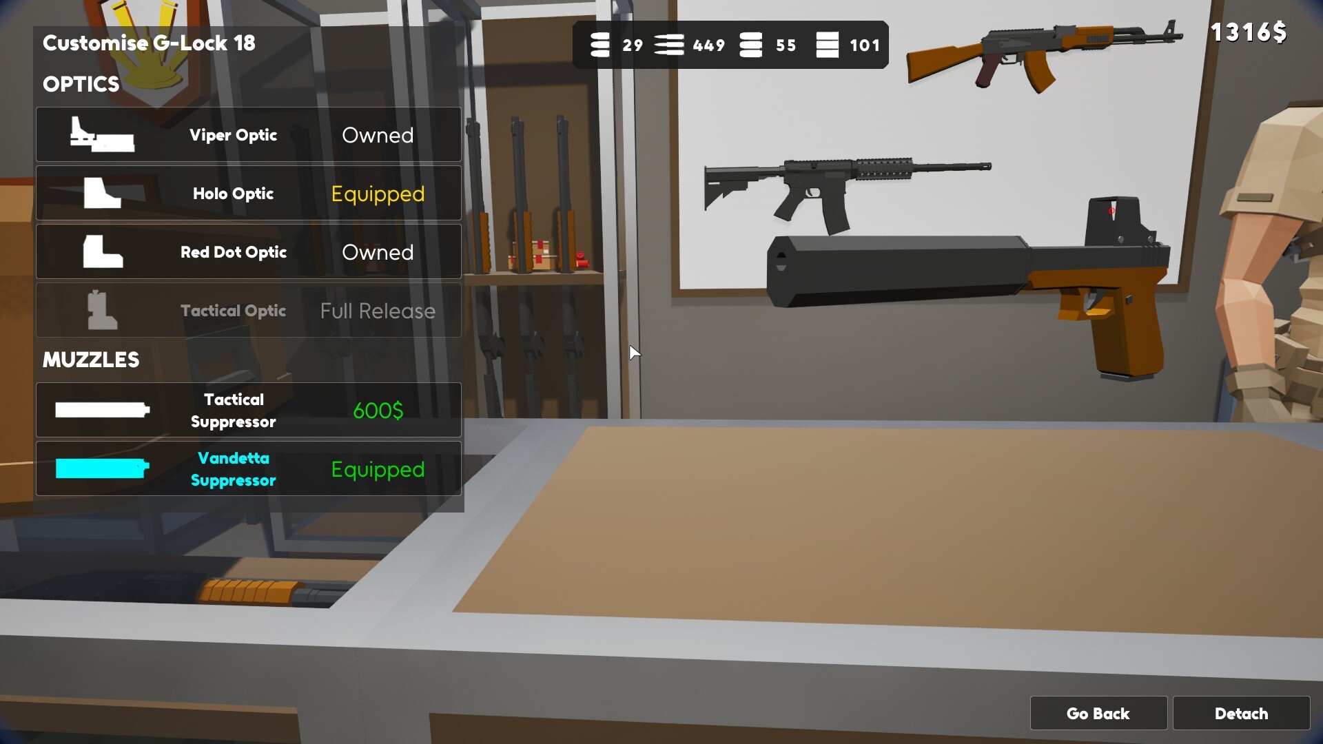 A Game About Shooting Targets