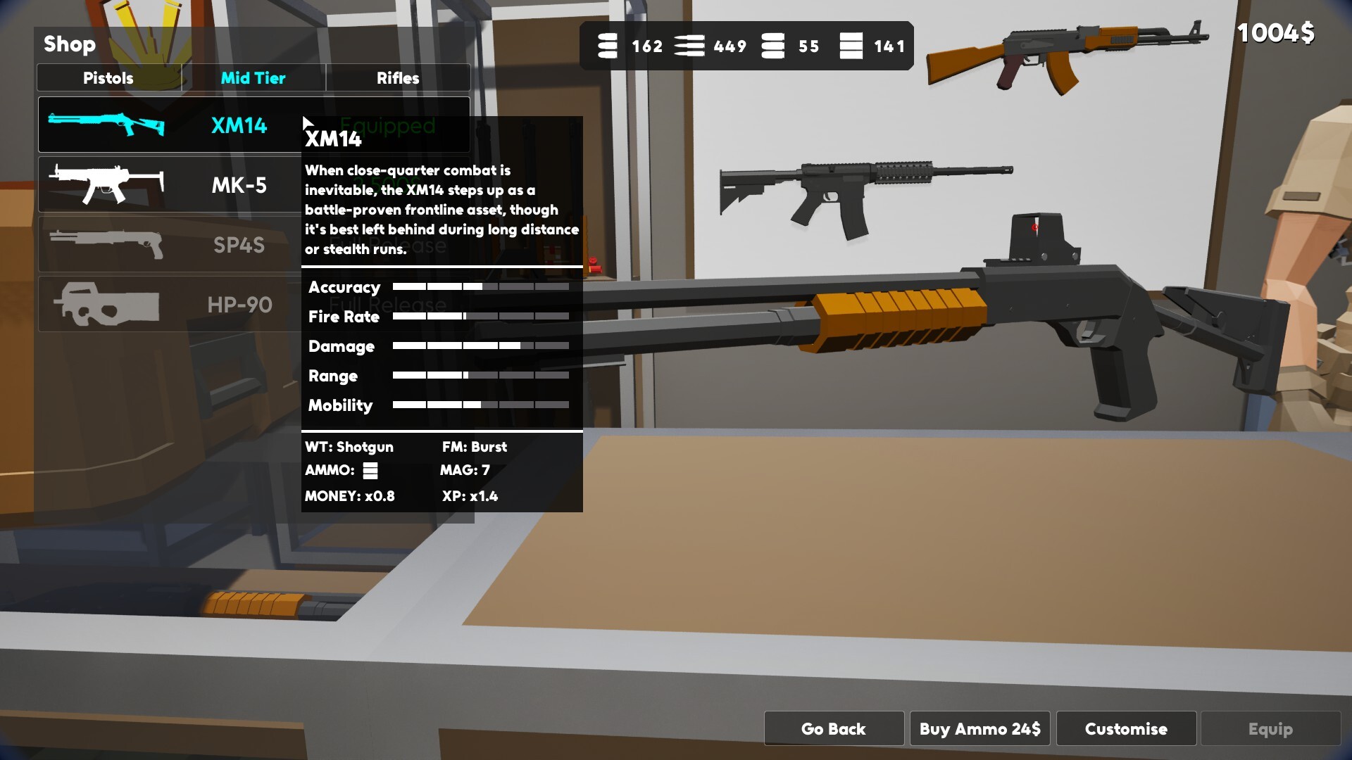 A Game About Shooting Targets
