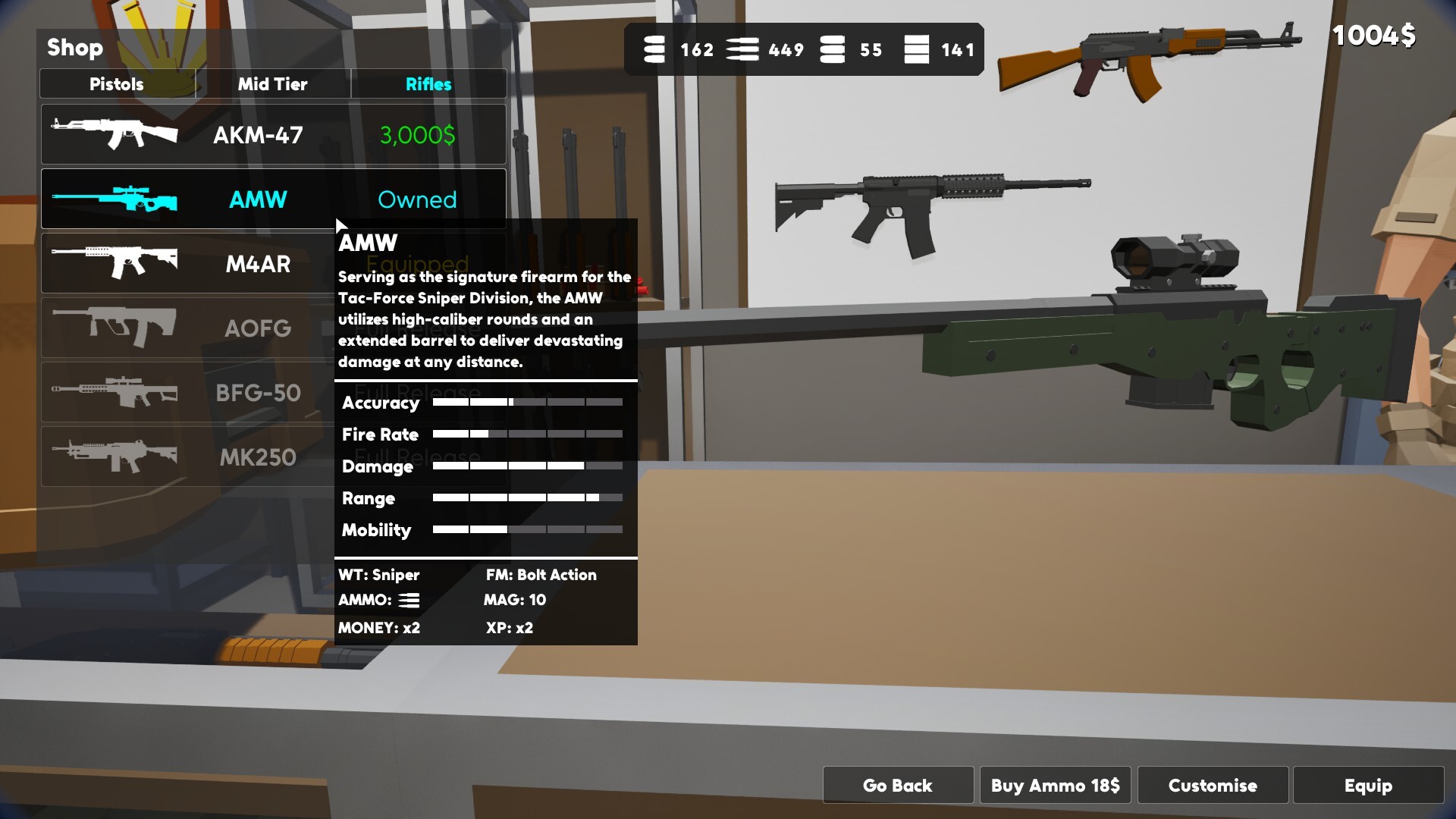 A Game About Shooting Targets