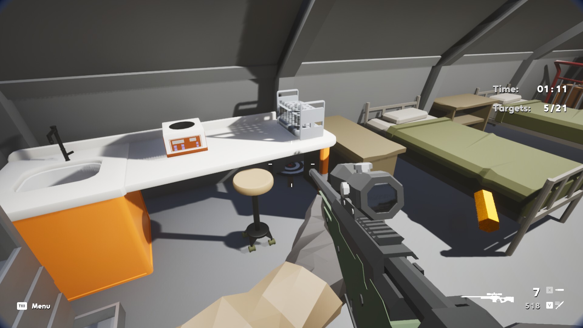 A Game About Shooting Targets